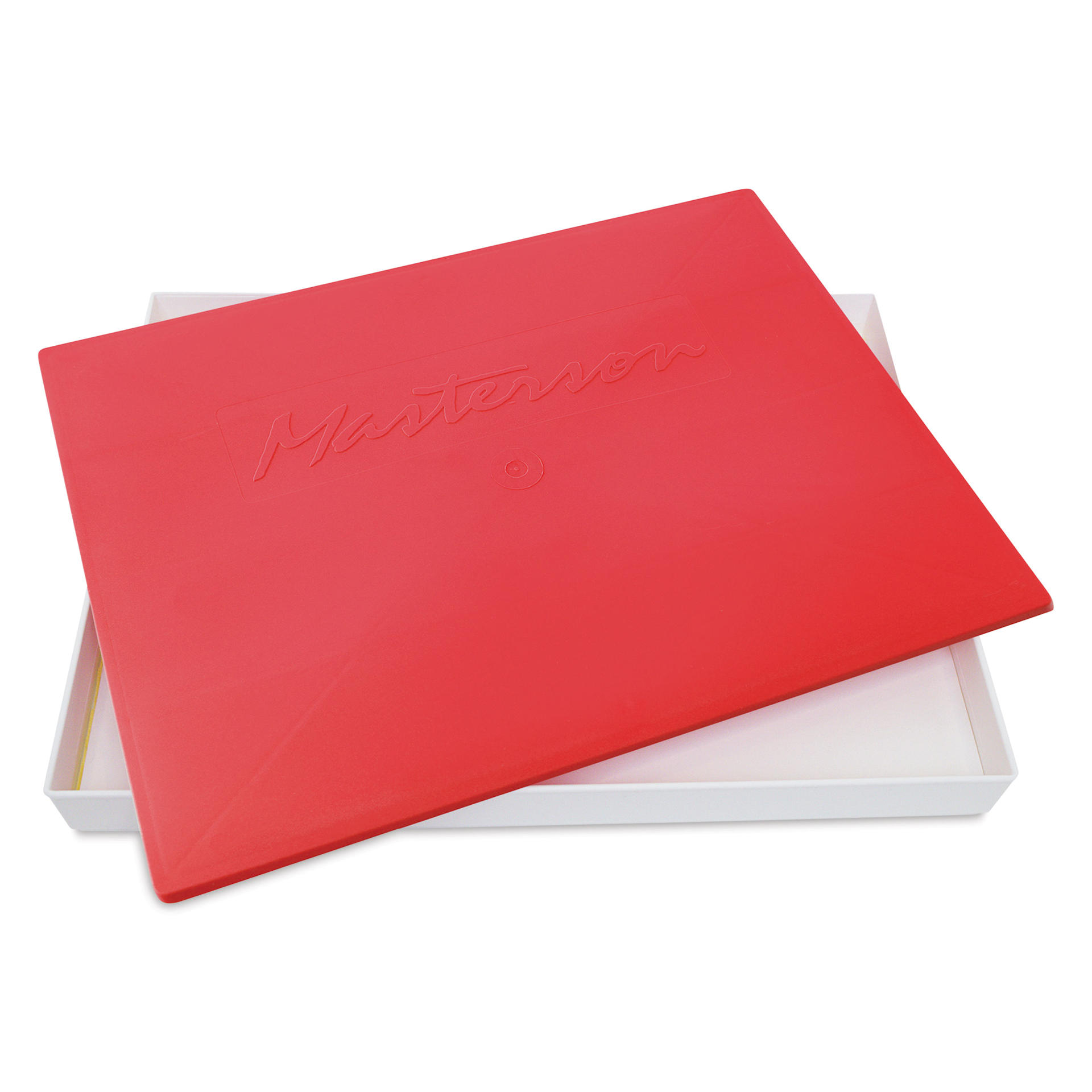 Premier Palette, open with red lid at an angle