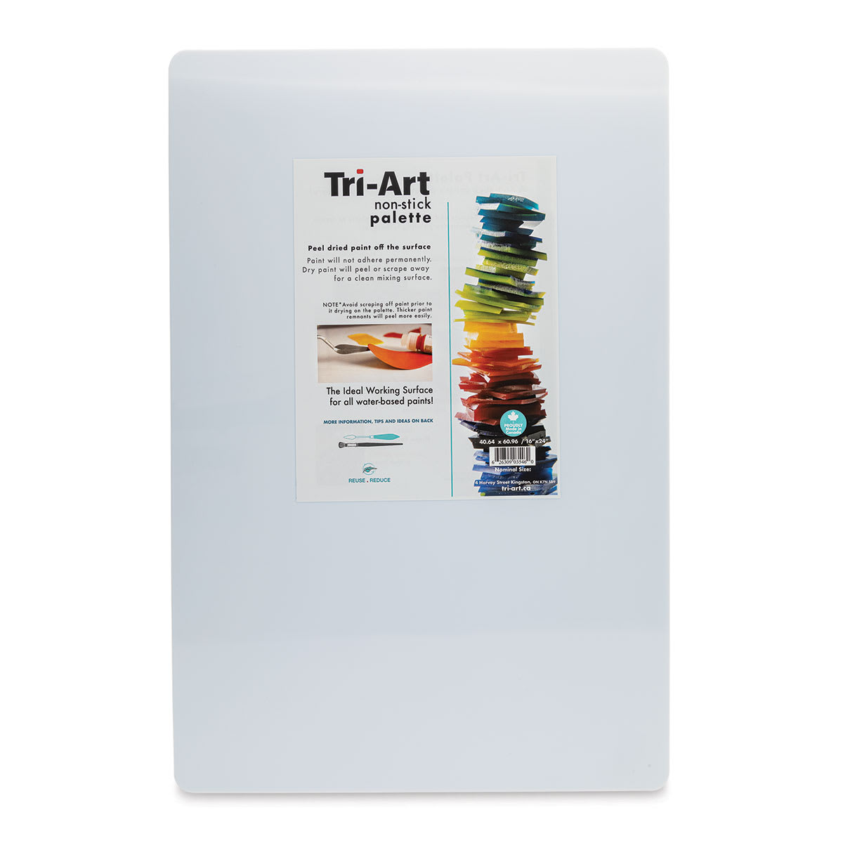 Tri-Art Non-Stick Palette - 24" x 16" with label