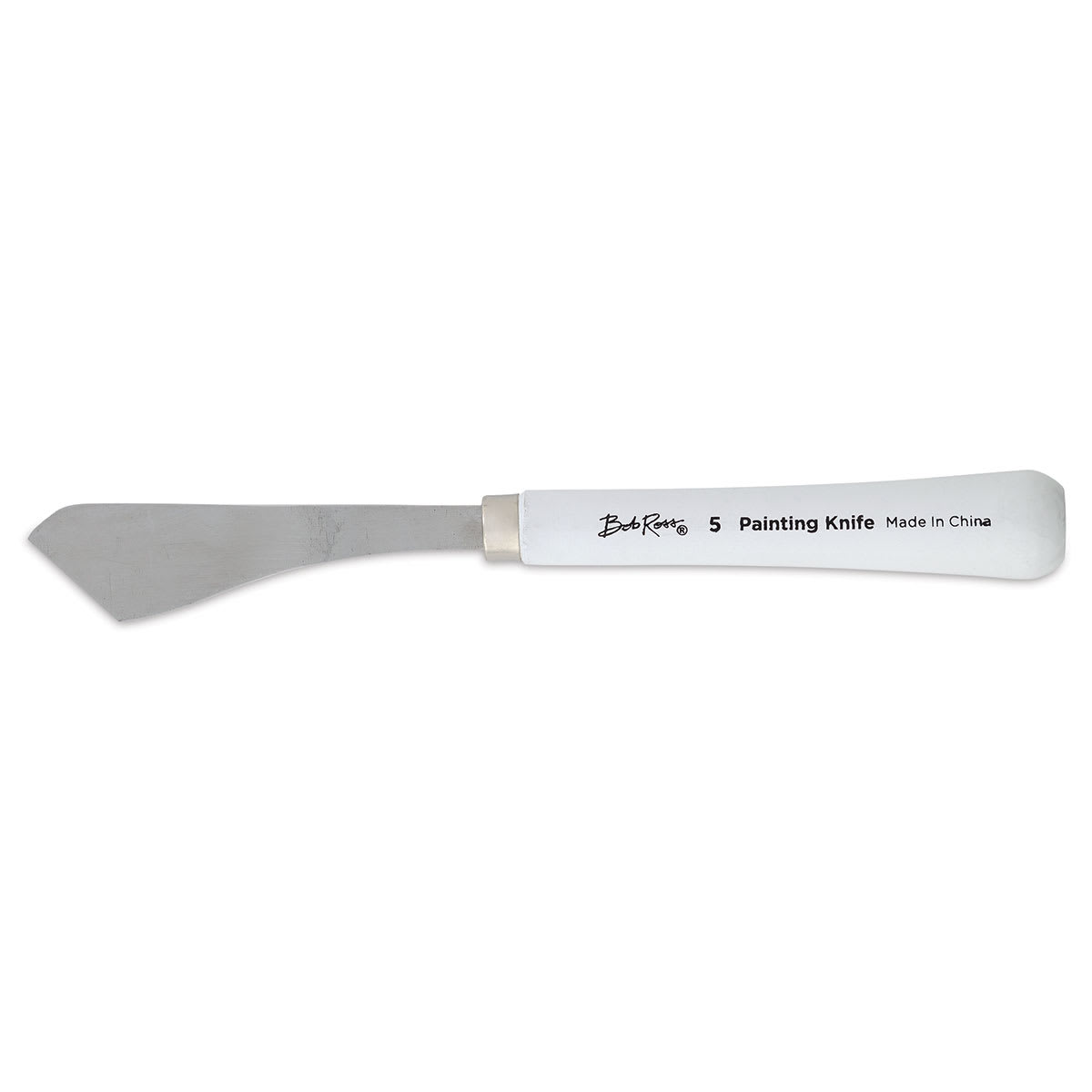 Bob Ross Painting Knives - side view of knife with 1" wide blade Bob Ross Painting Knives - side view of knife with 1" wide blade