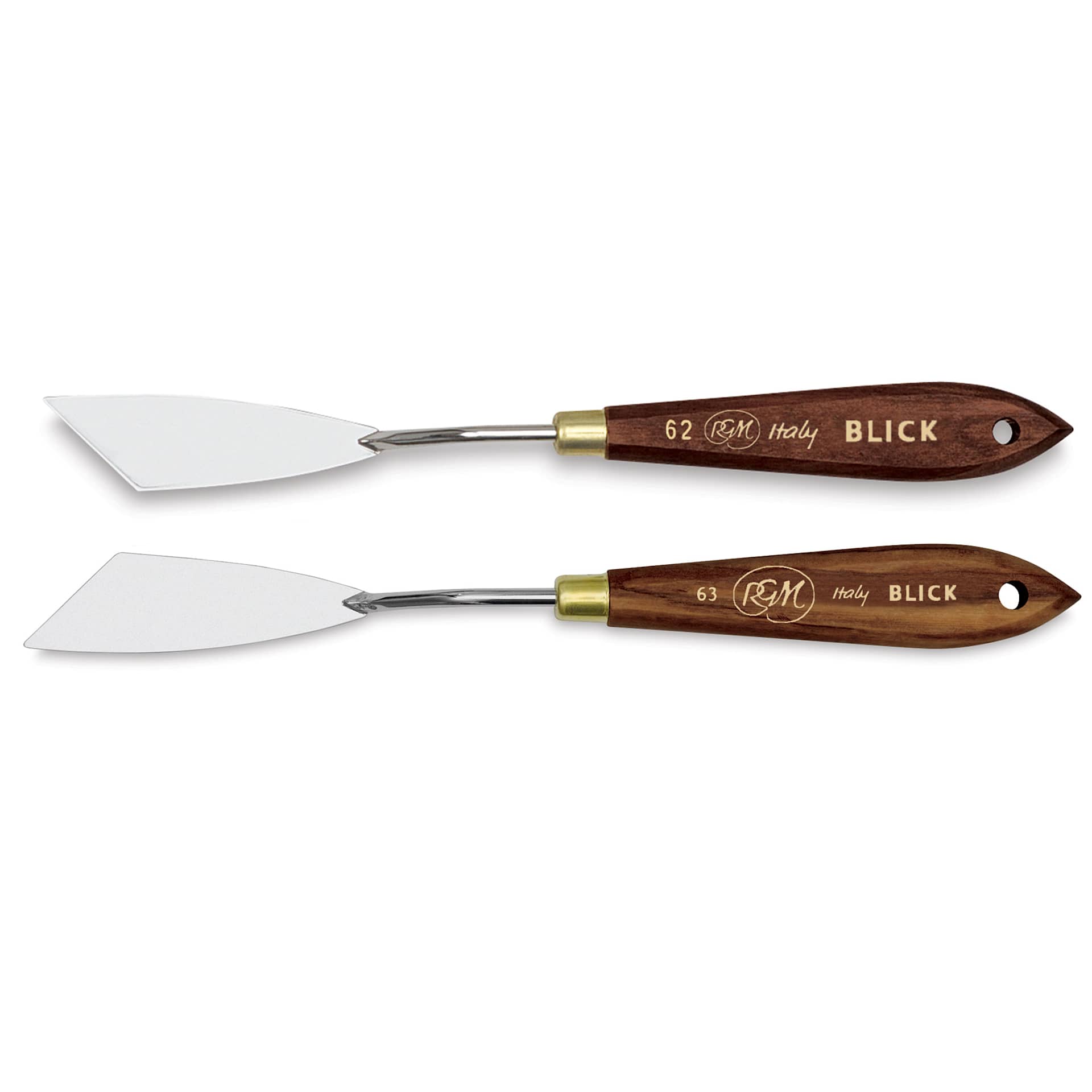 Blick Palette Knives by RGM, two Medium Flat Scraper palettes Blick Palette Knives by RGM, two Medium Flat Scraper palettes