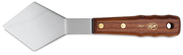 RGM Large Painting Spatula - 3 1/2" long Diamond shape spatula shown horizontally