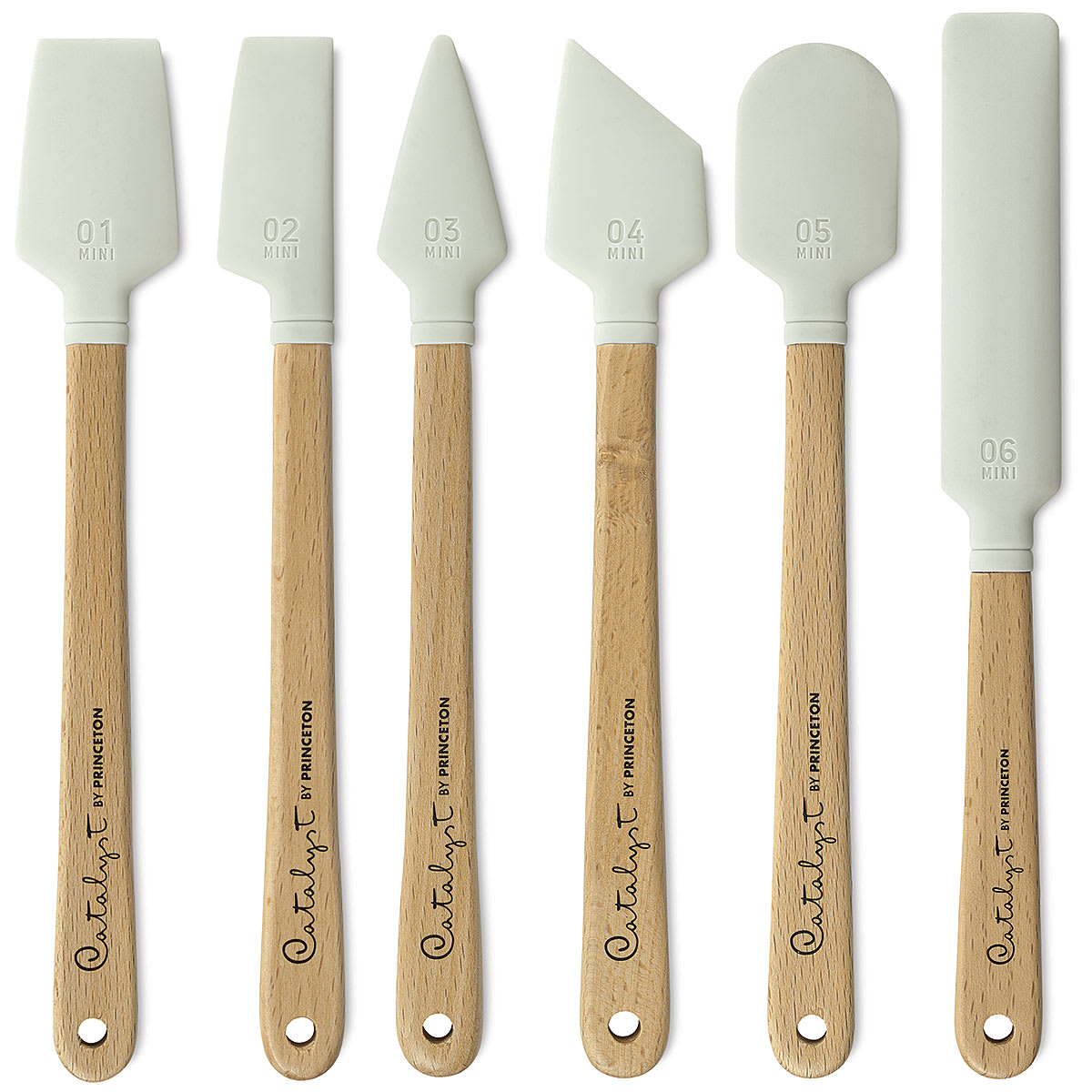 Princeton Catalyst Mini-Blades - All shapes of Mini-Blades shown upright Princeton Catalyst Mini-Blades - All shapes of Mini-Blades shown upright