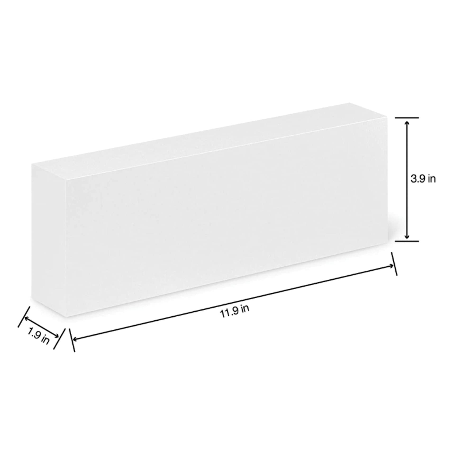 FloraCraft SmoothFoM Foam - Block, 4" x 12" x 2" dimensions