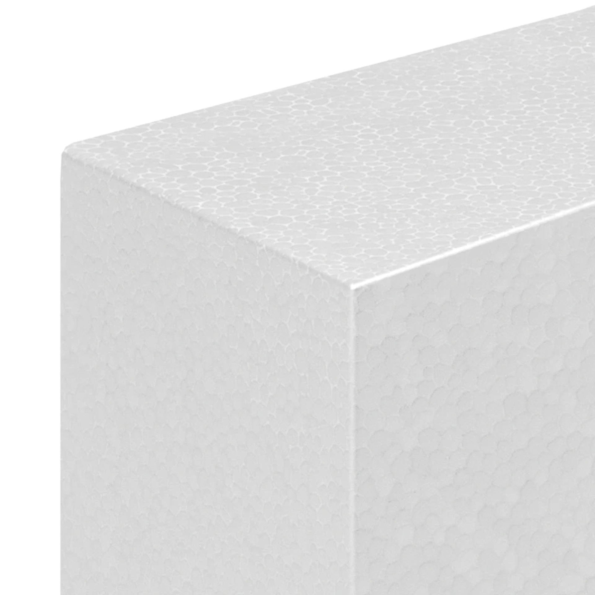 FloraCraft SmoothFoM Foam - Block, 4" x 12" x 2" close-up of corner
