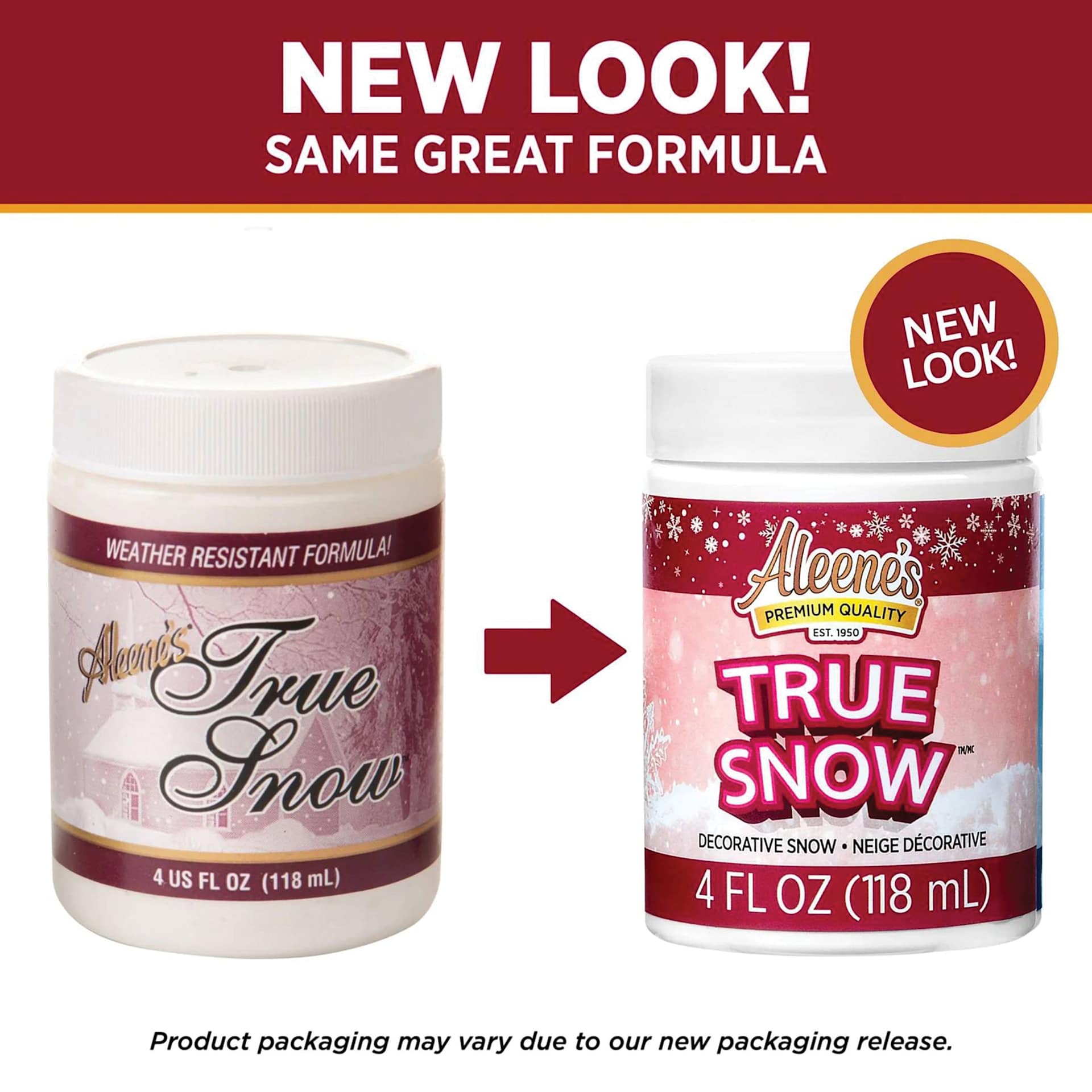 New look! Same great formula.