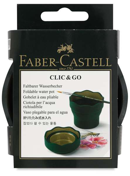 Faber-Castell Clic & Go Water Pot - Front of package shown Faber-Castell Clic & Go Water Pot - Front of package shown
