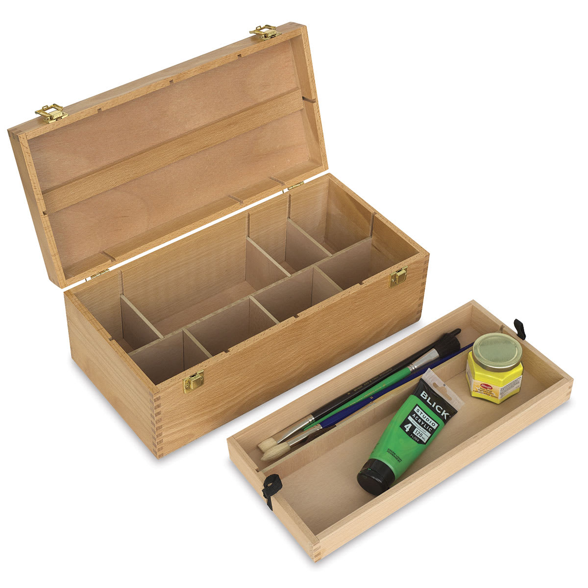 Art Alternatives Artist's Supply Chest - Open with top drawer accessorized with paint not included Art Alternatives Artist's Supply Chest - Open with top drawer accessorized with paint not included