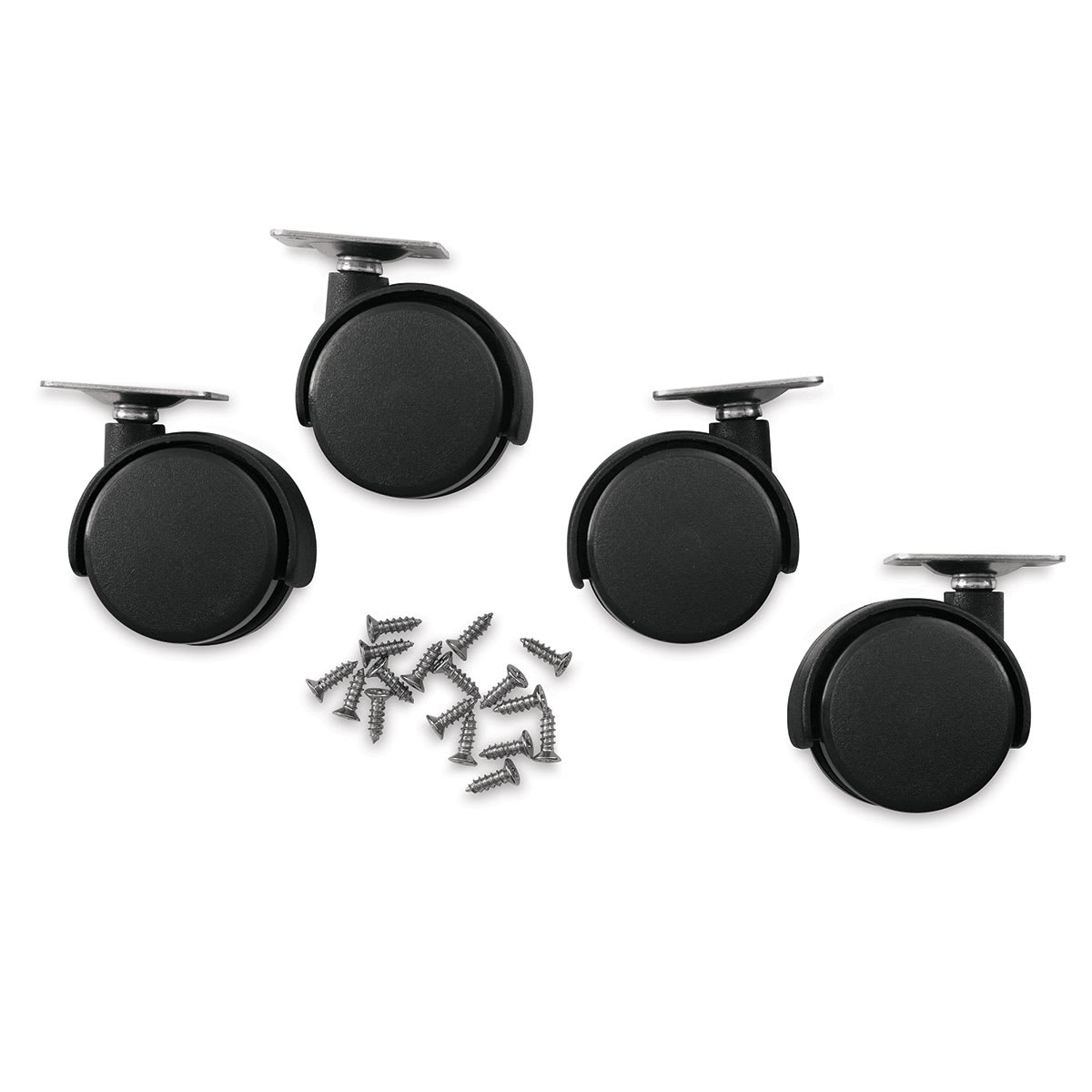 ArtBin Super Satchel - Set of 4 Cube Casters shown with hardware ArtBin Super Satchel - Set of 4 Cube Casters shown with hardware