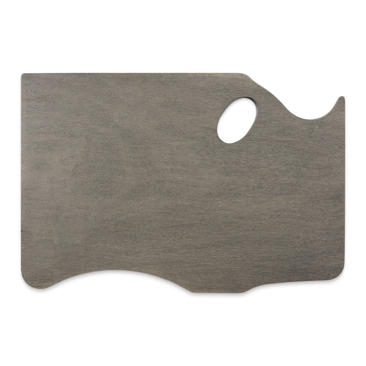 New Wave Wood Palette - Top view of Left Hand, Grey, Highland Palette style New Wave Wood Palette - Top view of Left Hand, Grey, Highland Palette style