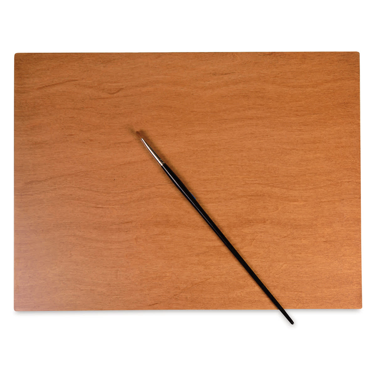 New Wave Posh Tabletop Palette - Natural shown with paint brush lying palette, not included