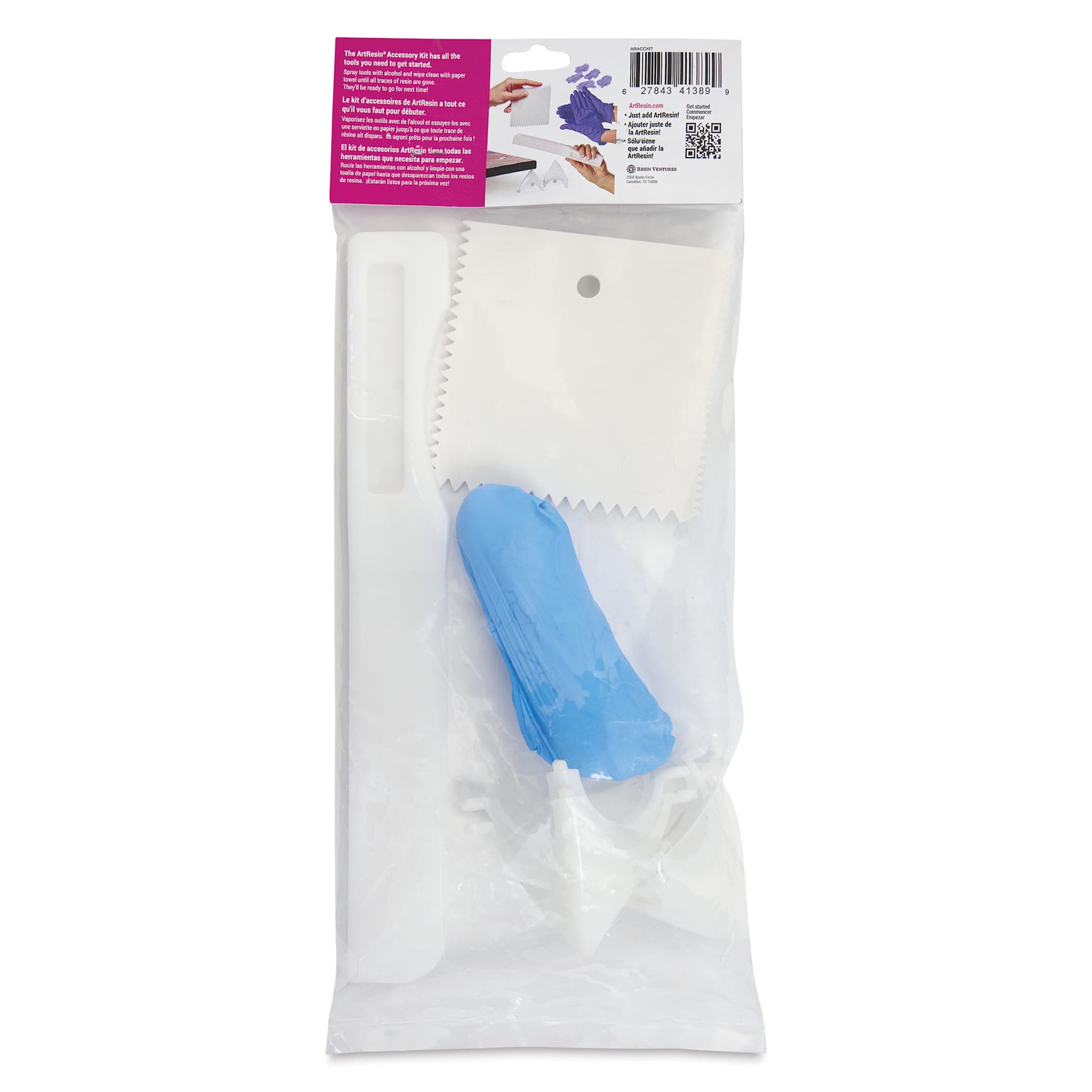 ArtResin Epoxy Accessory Kit - back of packaging ArtResin Epoxy Accessory Kit - back of packaging