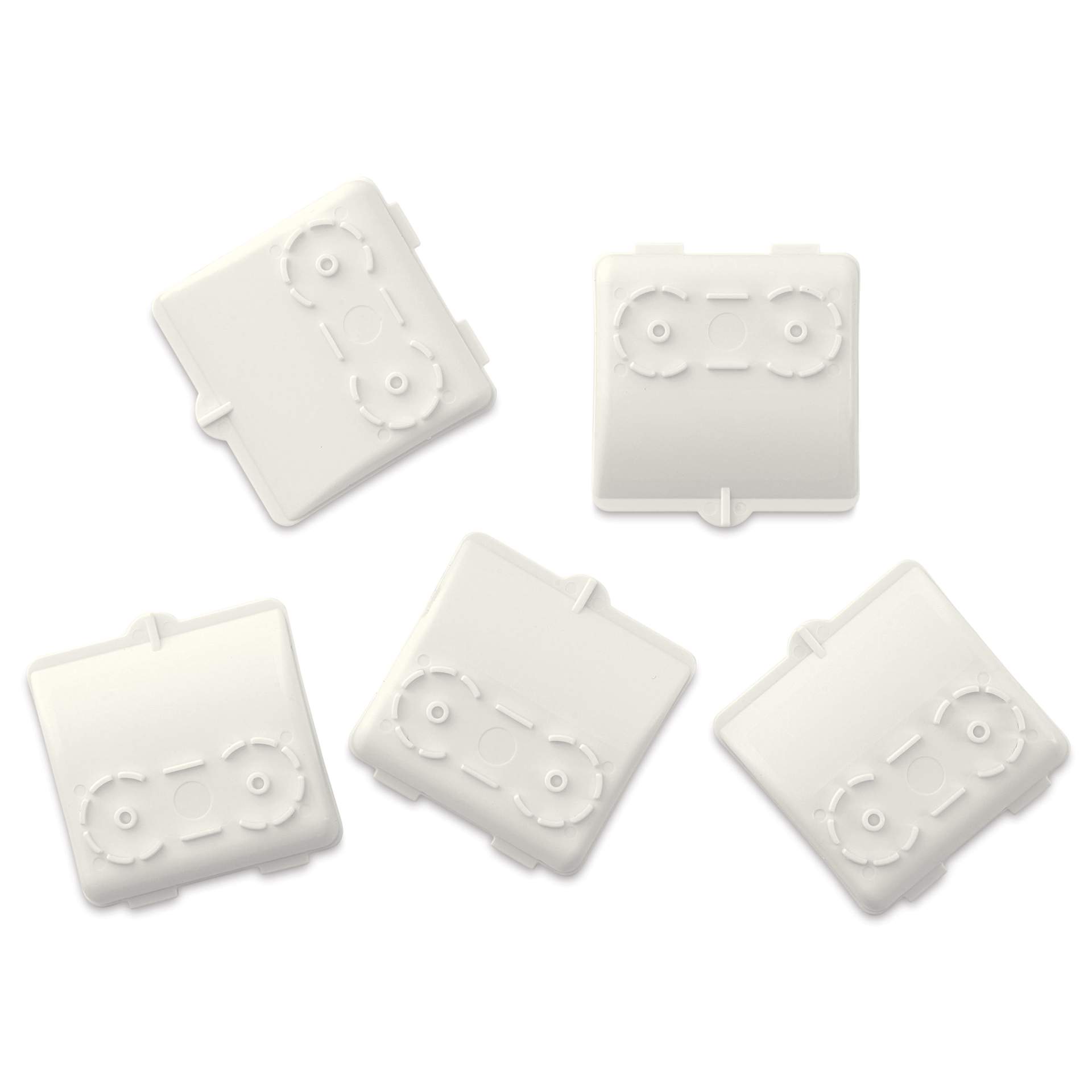 Holbein Watercolor Palette Removable Pans - Pkg of 5, Large Pans back