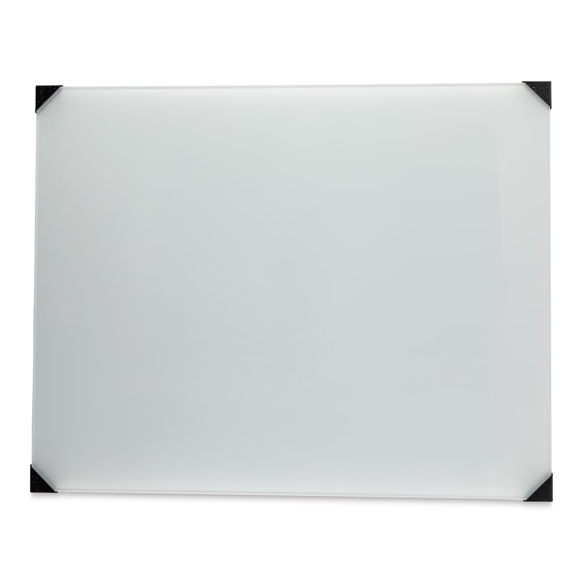 New Wave Posh Glass Tabletop Palette - 16" x 20", White