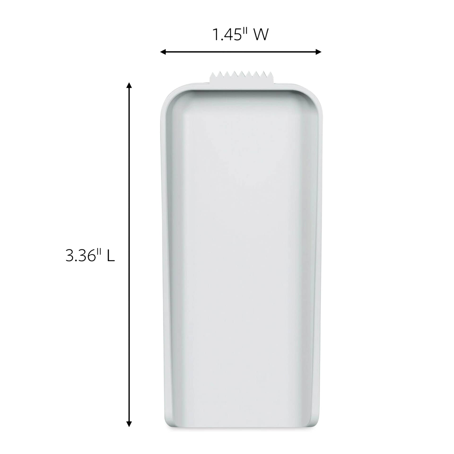 1.45" Wide, 3.36" Long