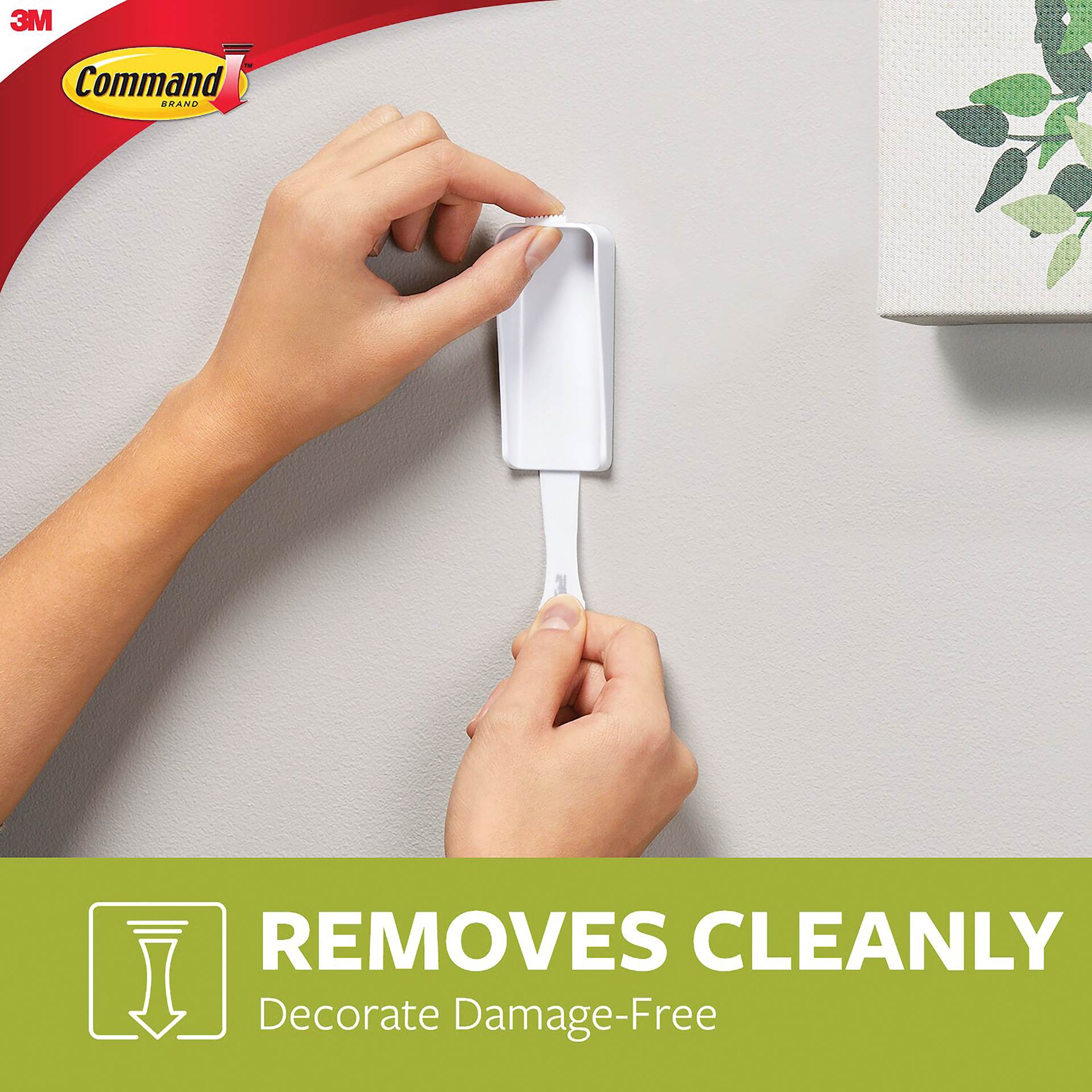 Removed cleanly, decorate damage-free