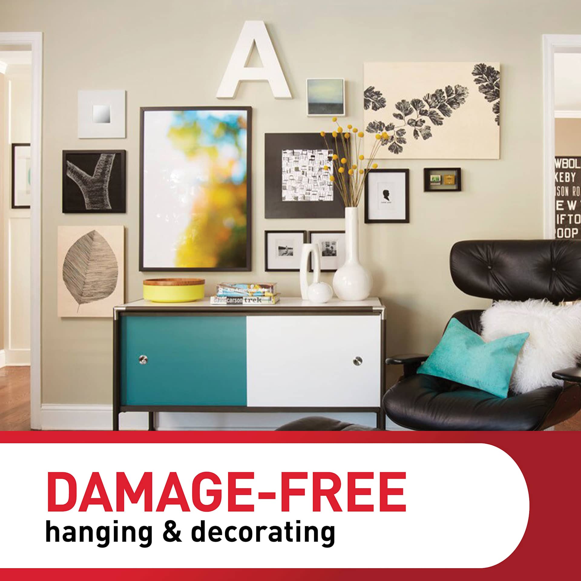 Damage-free hanging & decorating