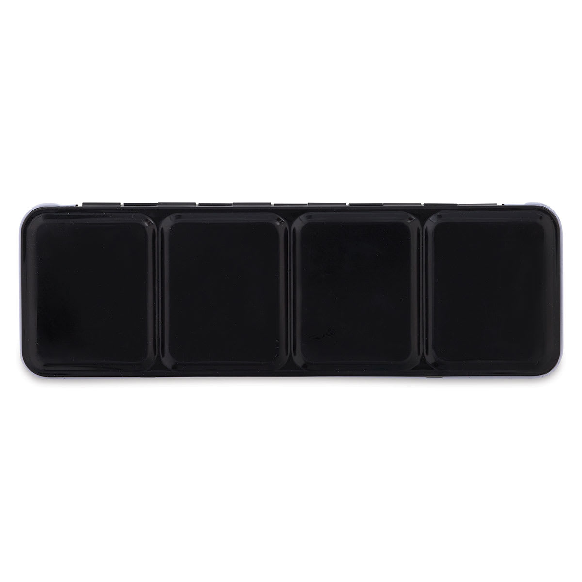 Empty Watercolor Palette Tin - Top view of Closed 24 Pan Tin Empty Watercolor Palette Tin - Top view of Closed 24 Pan Tin