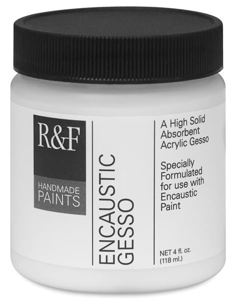 R&F Encaustic Gesso - Front of 4 oz Jar shown R&F Encaustic Gesso - Front of 4 oz Jar shown