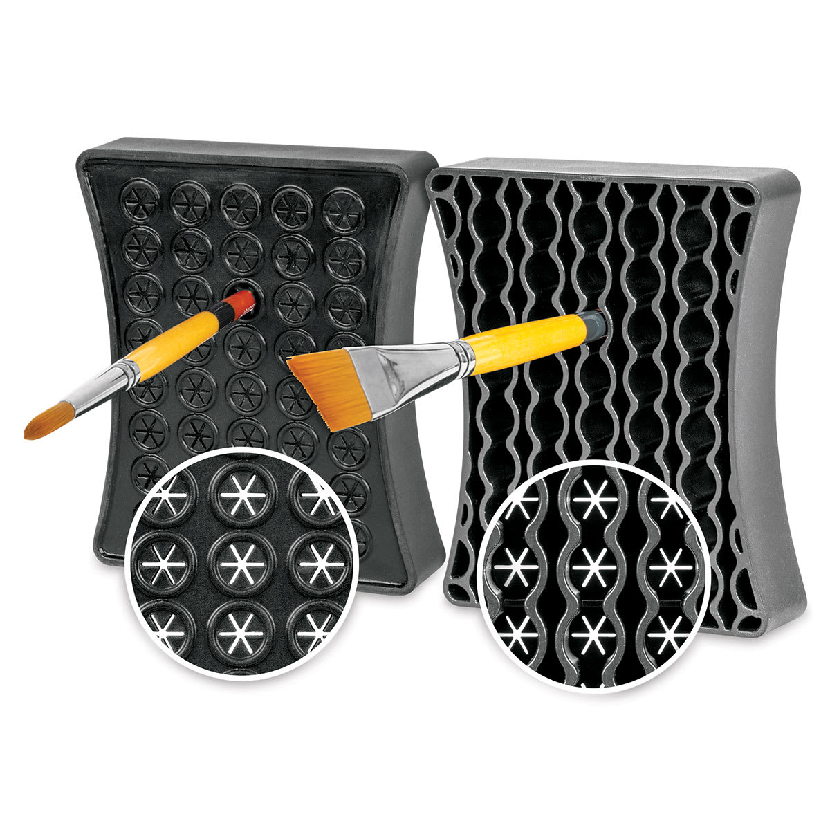 ArtBin Brush Drying Rack (front and back of lid, both sides can hold brushes) ArtBin Brush Drying Rack (front and back of lid, both sides can hold brushes)