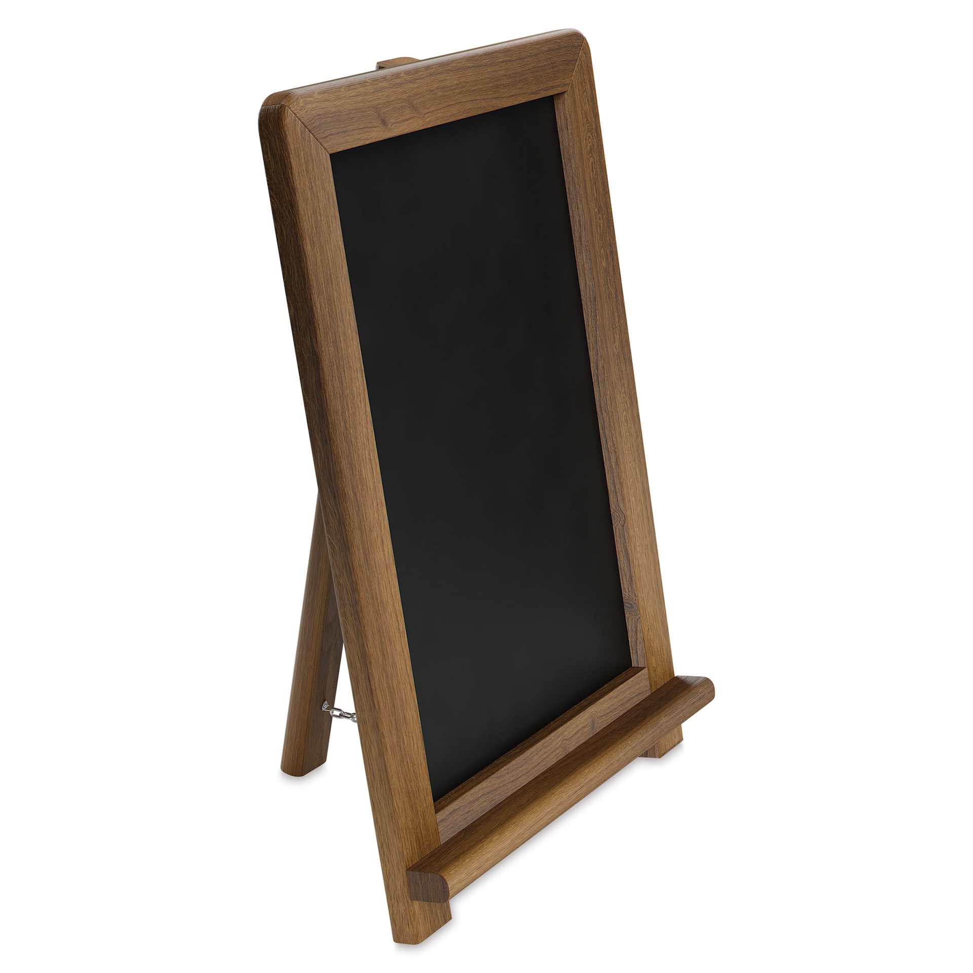 VersaChalk Tabletop Chalkboard (front of chalkboard, angled view)