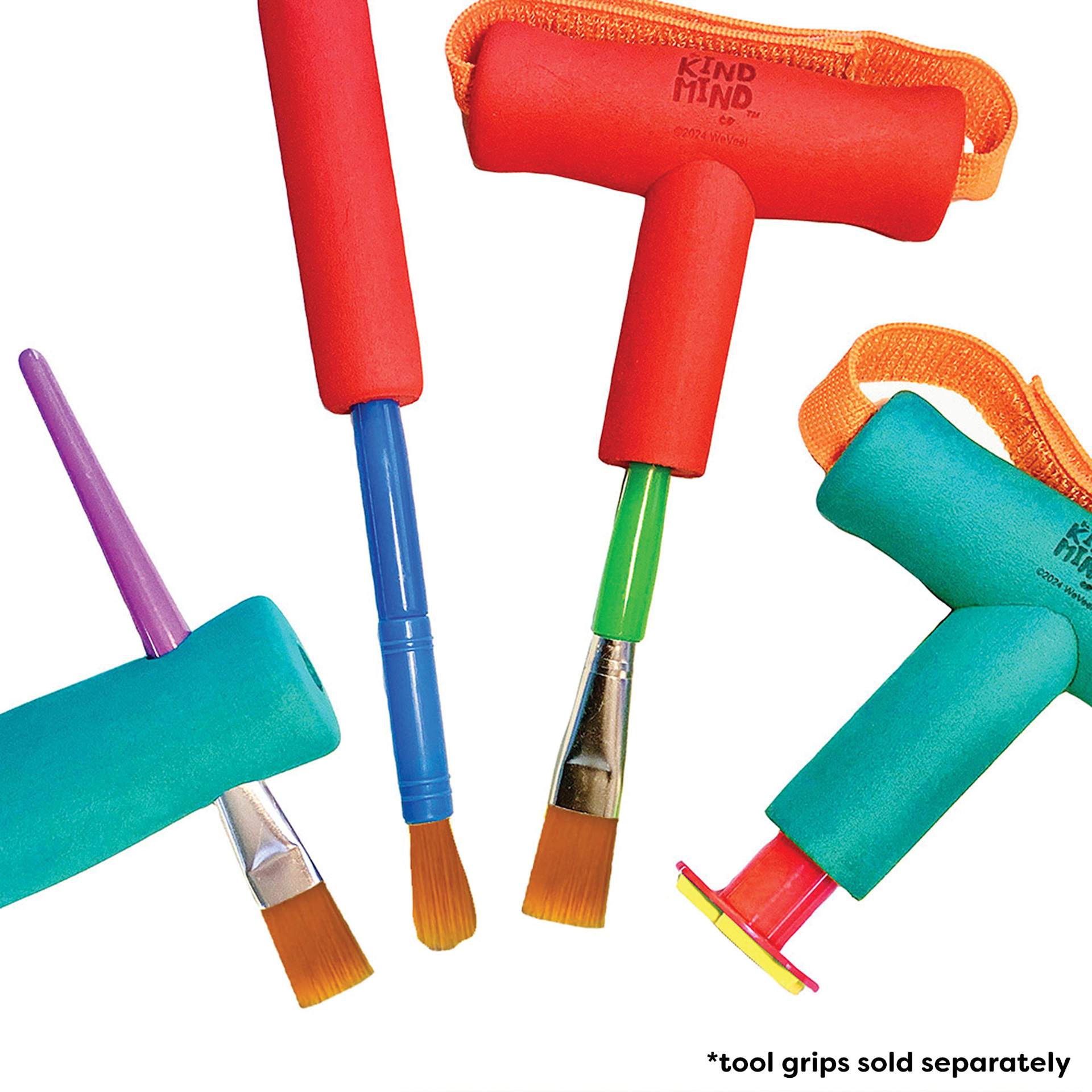 Kind Mind Creative Accessories - Set of 9, shown with Grip Tools, sold separately