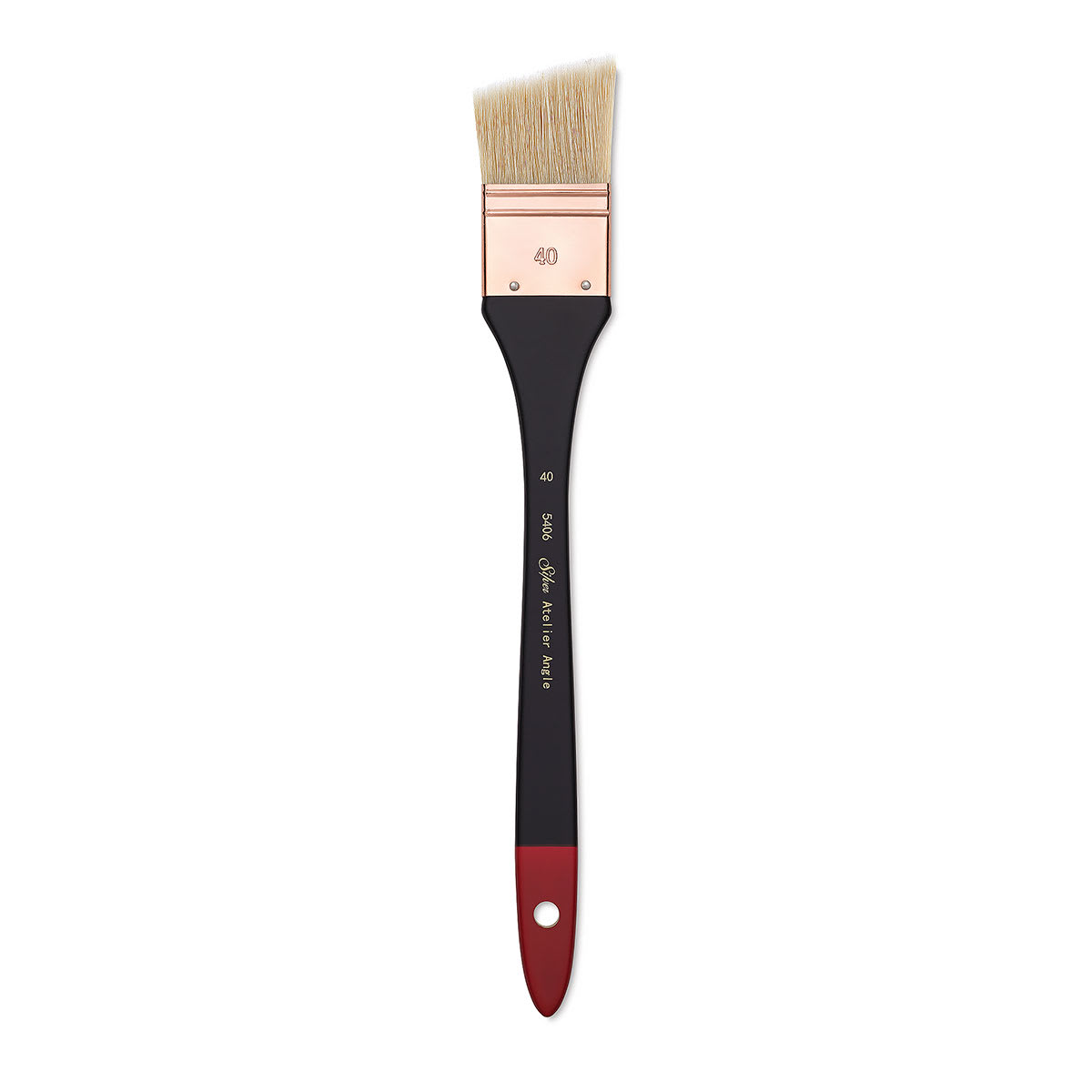 Silver Brush Atelier Hog Bristle Angle Mottler Brush - Size 40