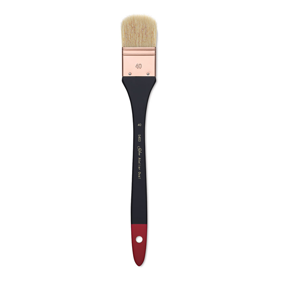 Silver Brush Atelier Hog Bristle Oval Mottler Brush - Size 40