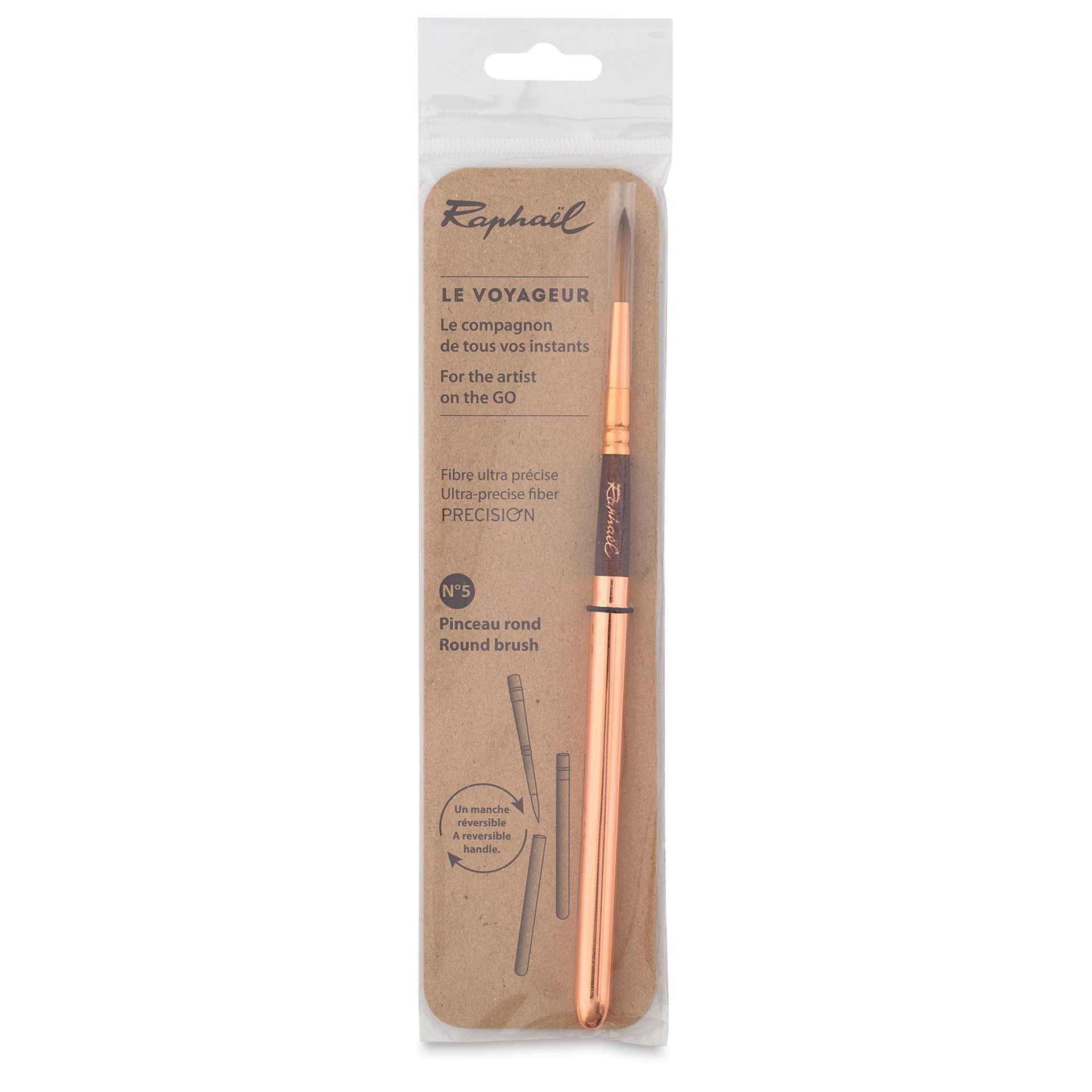 Raphaël Precision Travel Brush - Round, Size 5 (in package) Raphaël Precision Travel Brush - Round, Size 5 (in package)