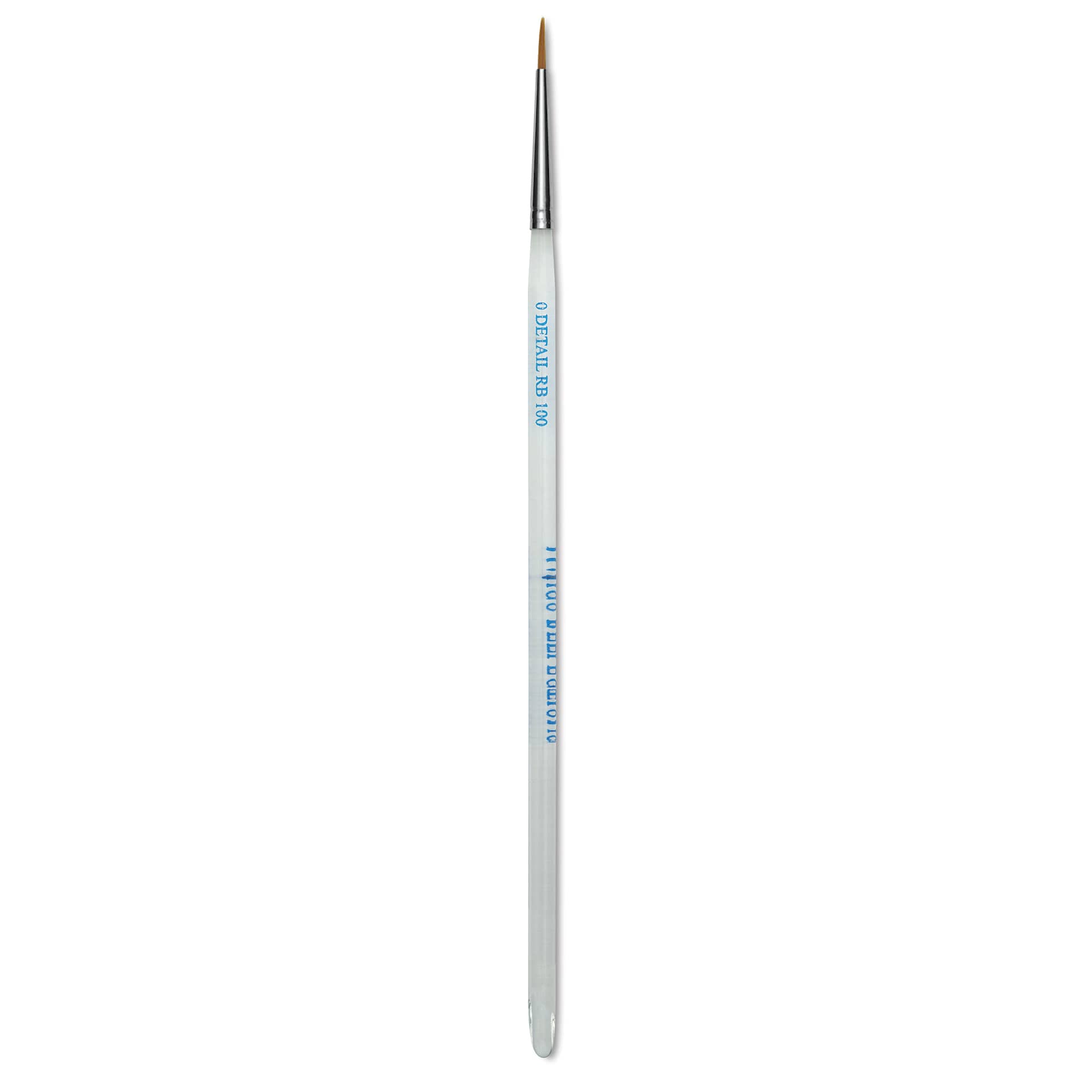 Mayco Reflections Golden Taklon Brush - Detail Liner, Short Handle, Size 0