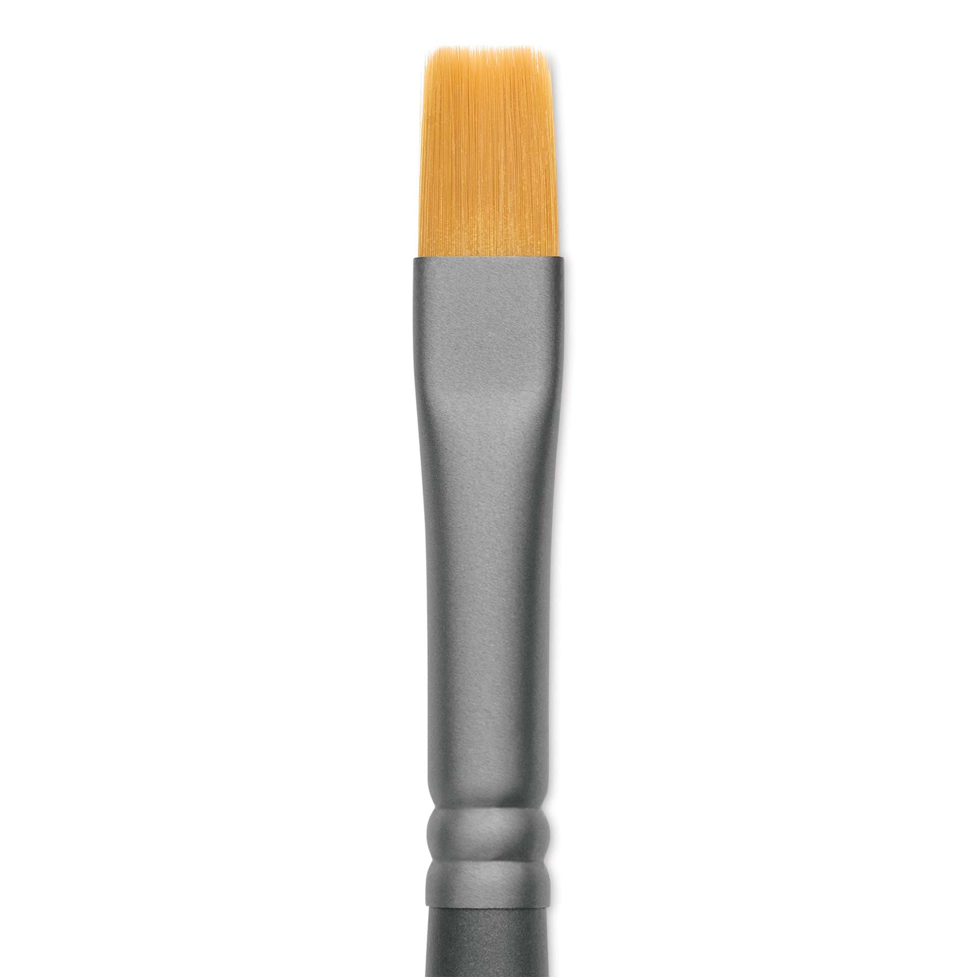 Vallejo Synthetic Golden Toray Hobby Brush - Effects Flat, Size 8, close up