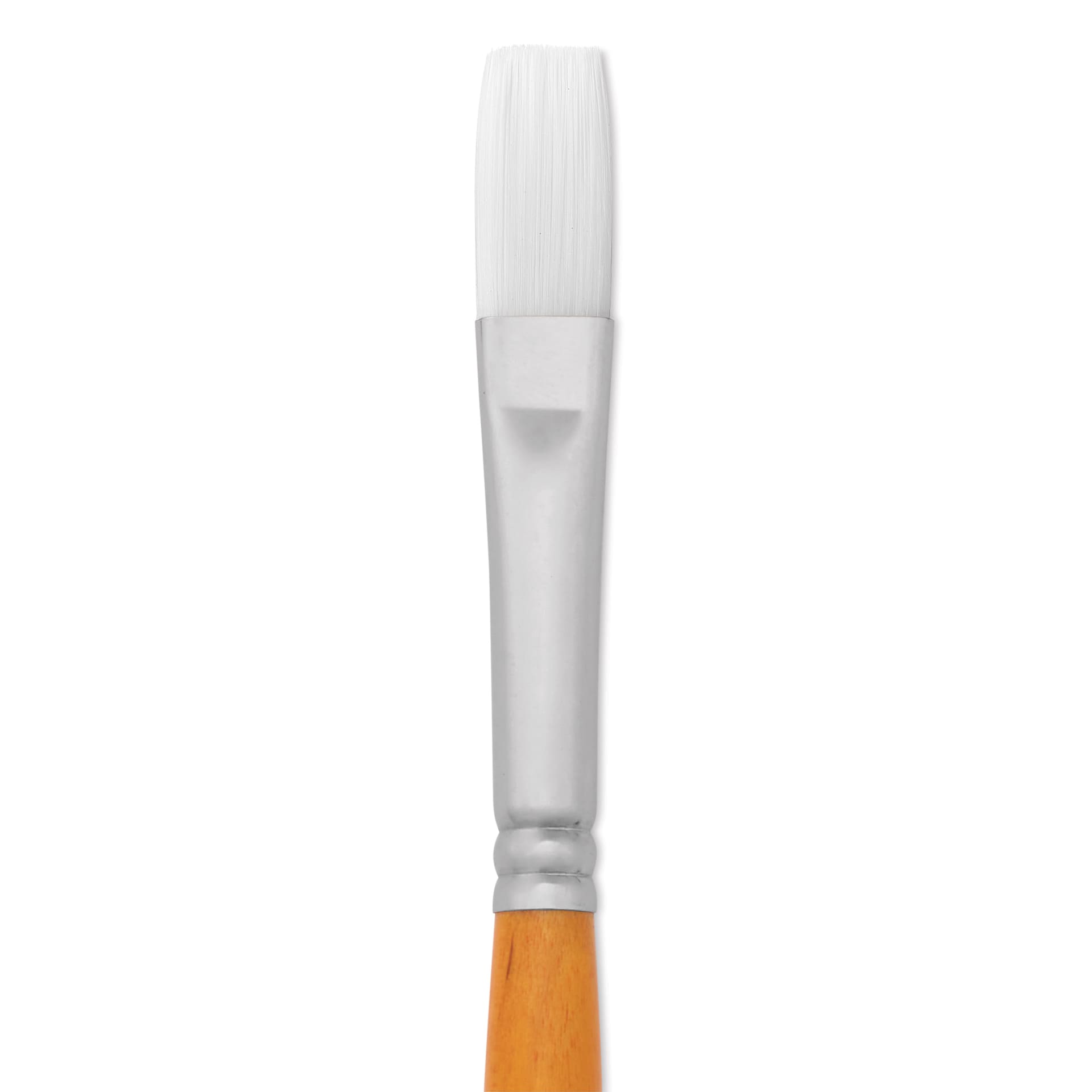 Utrecht Series 300 White Taklon Brush - Flat, Size 6