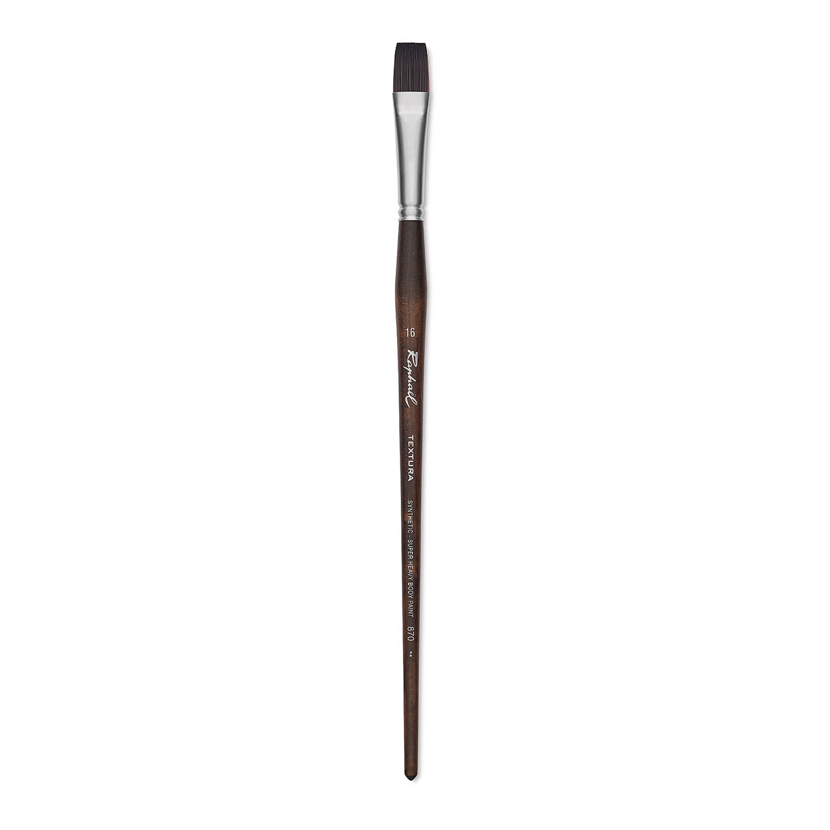 Raphaël Textura Brush - Flat, Size 16, Long Handle