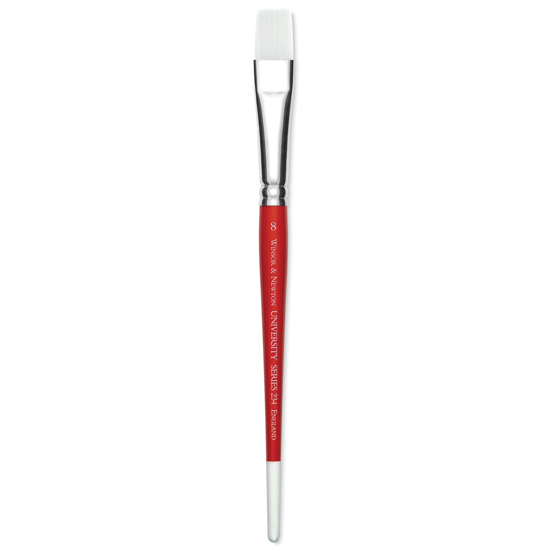 Winsor & Newton University Brush - Flat, Size 8, Short Handle