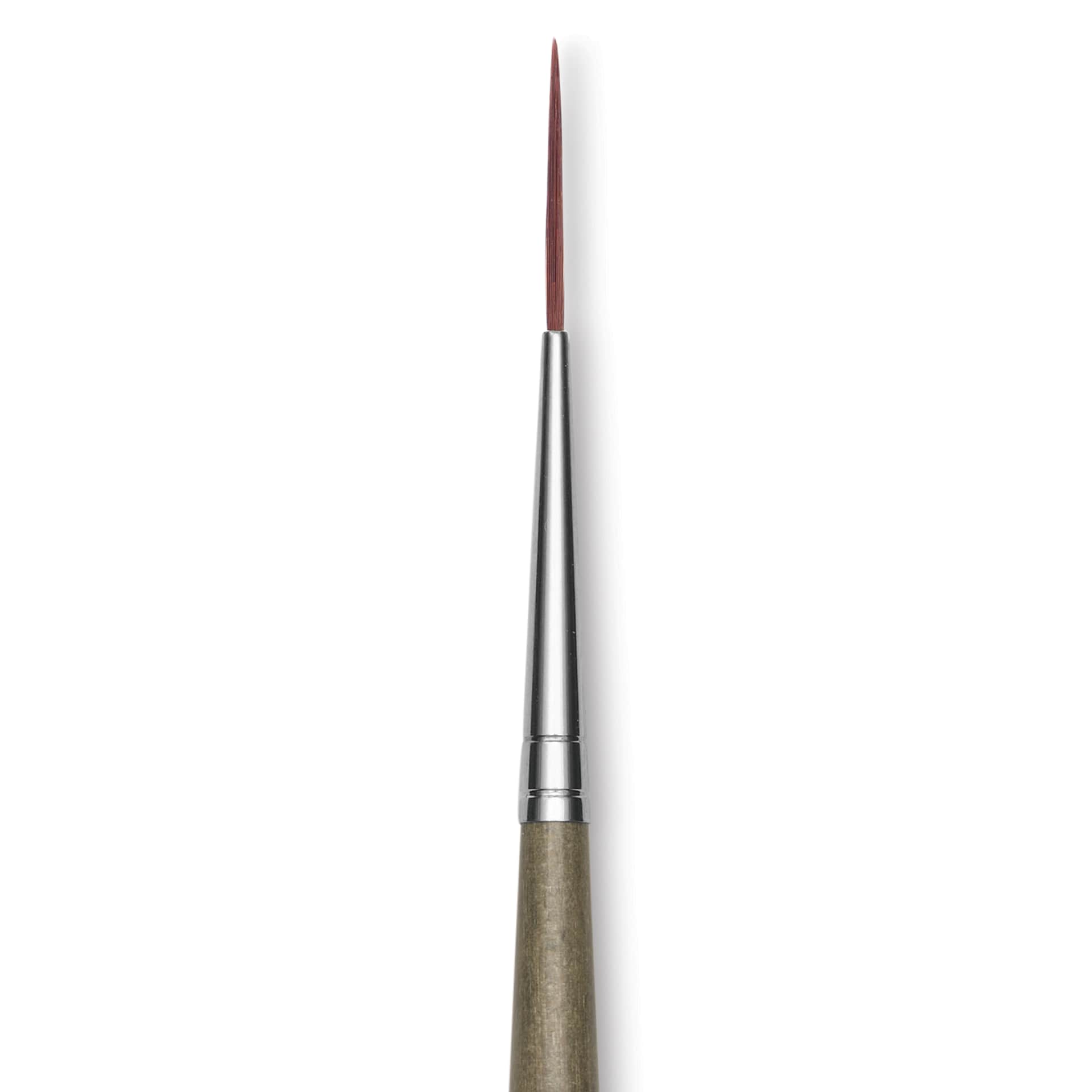 Da Vinci Forte Synthetic Brush - Liner, Short Handle, 5/0, close-up