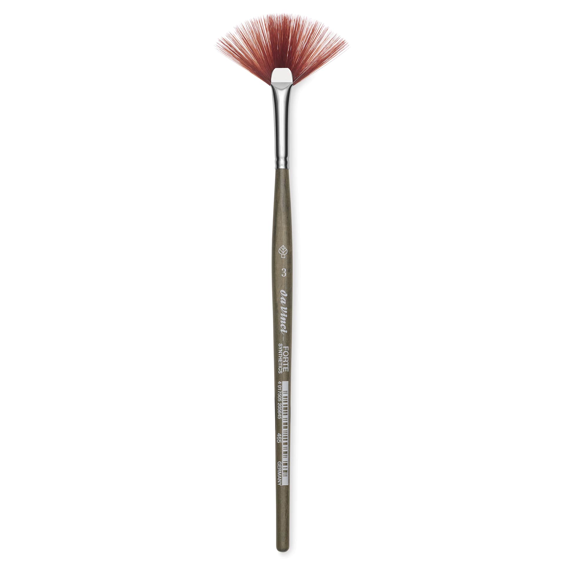 Da Vinci Forte Synthetic Brush - Fan, Short Handle, Size 3 Da Vinci Forte Synthetic Brush - Fan, Short Handle, Size 3