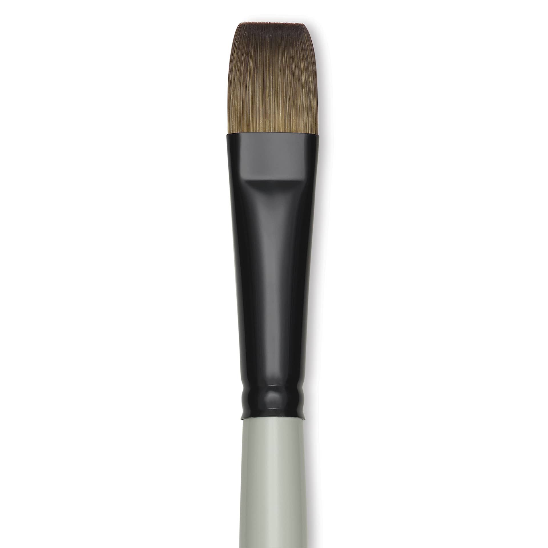 Silver Brush Black Pearl Synthetic Brush - Series 6402, Bright, Size 10, Long Handle, close-up