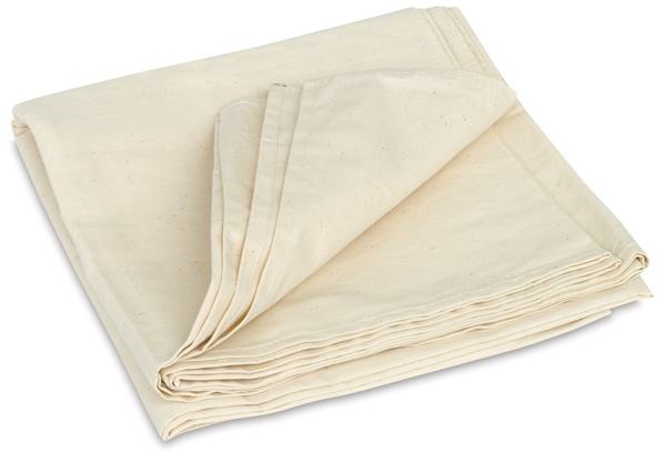 Natural Canvas Drop Cloth, 4"x8"