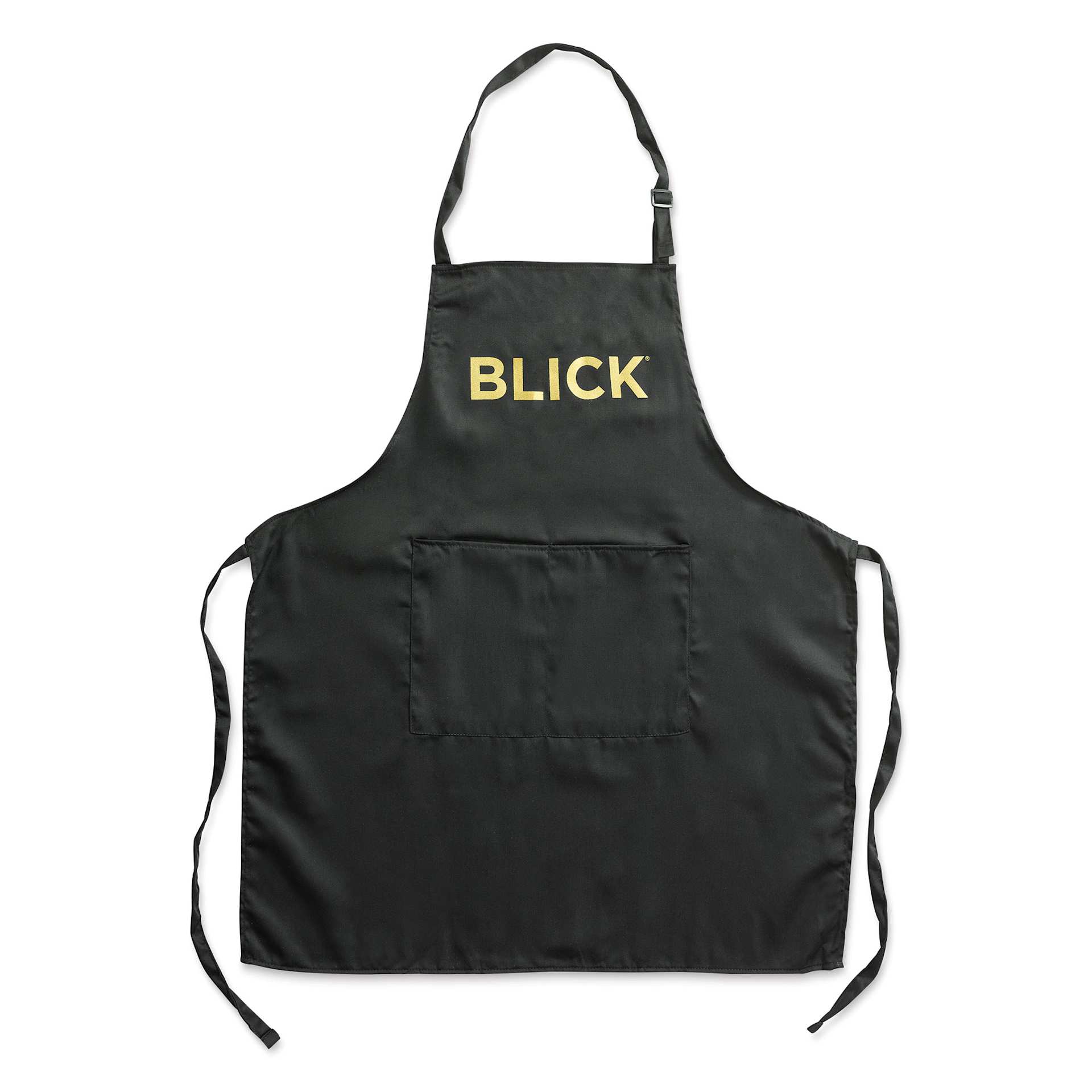 Blick Classic Black Apron with Logo (front of apron) Blick Classic Black Apron with Logo (front of apron)