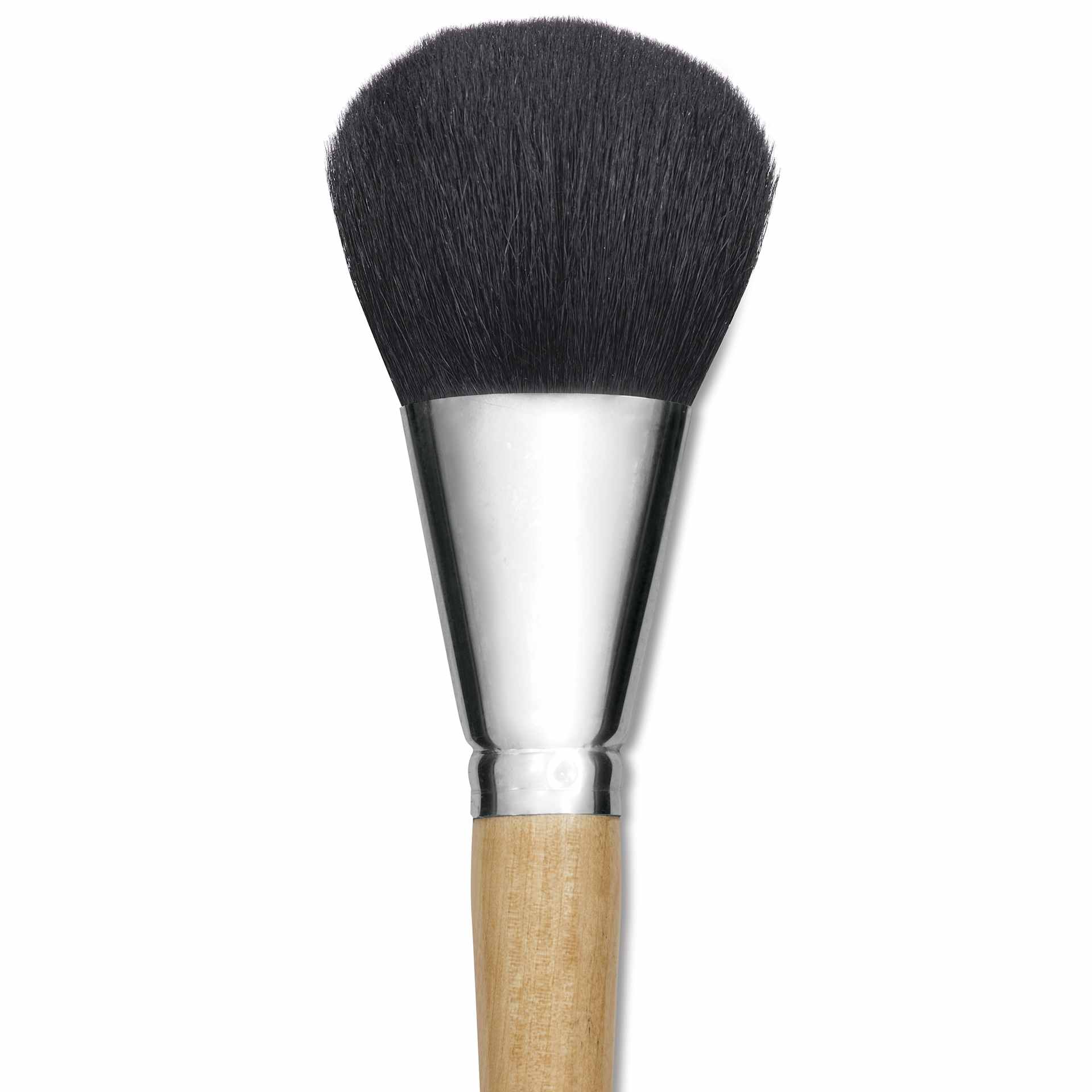 Utrecht Colossal Black Goat Hair Oval Brush, close-up Utrecht Colossal Black Goat Hair Oval Brush, close-up