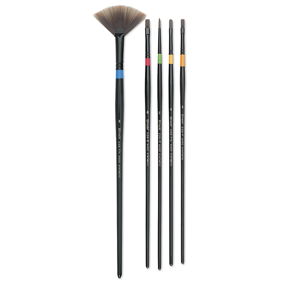 Utrecht Manglon Synthetic Brushes - Assorted Brushes Utrecht Manglon Synthetic Brushes - Assorted Brushes