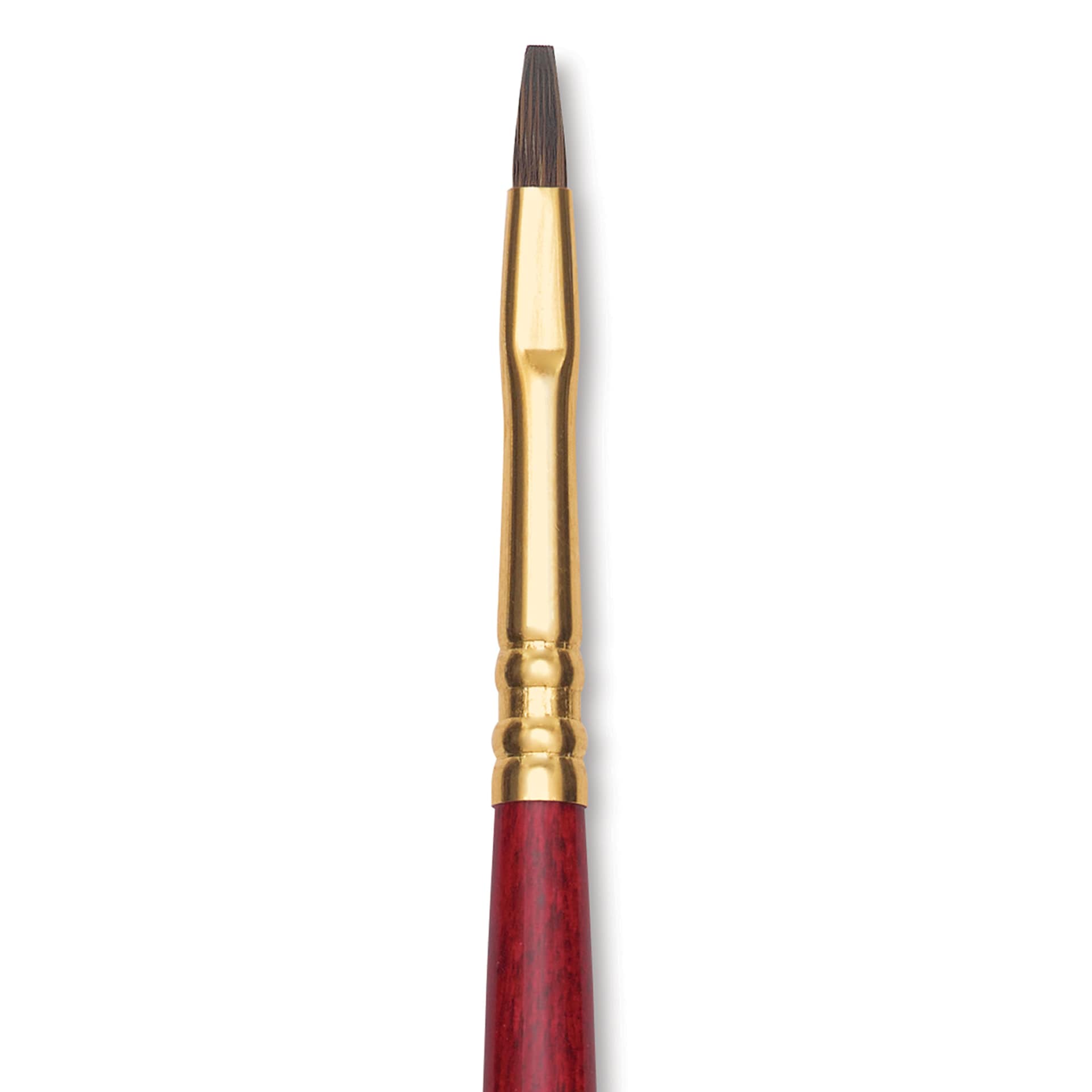 Blick Master Synthetic Kolinsky Brush - Long Handle, Bright, Size 2, close-up
