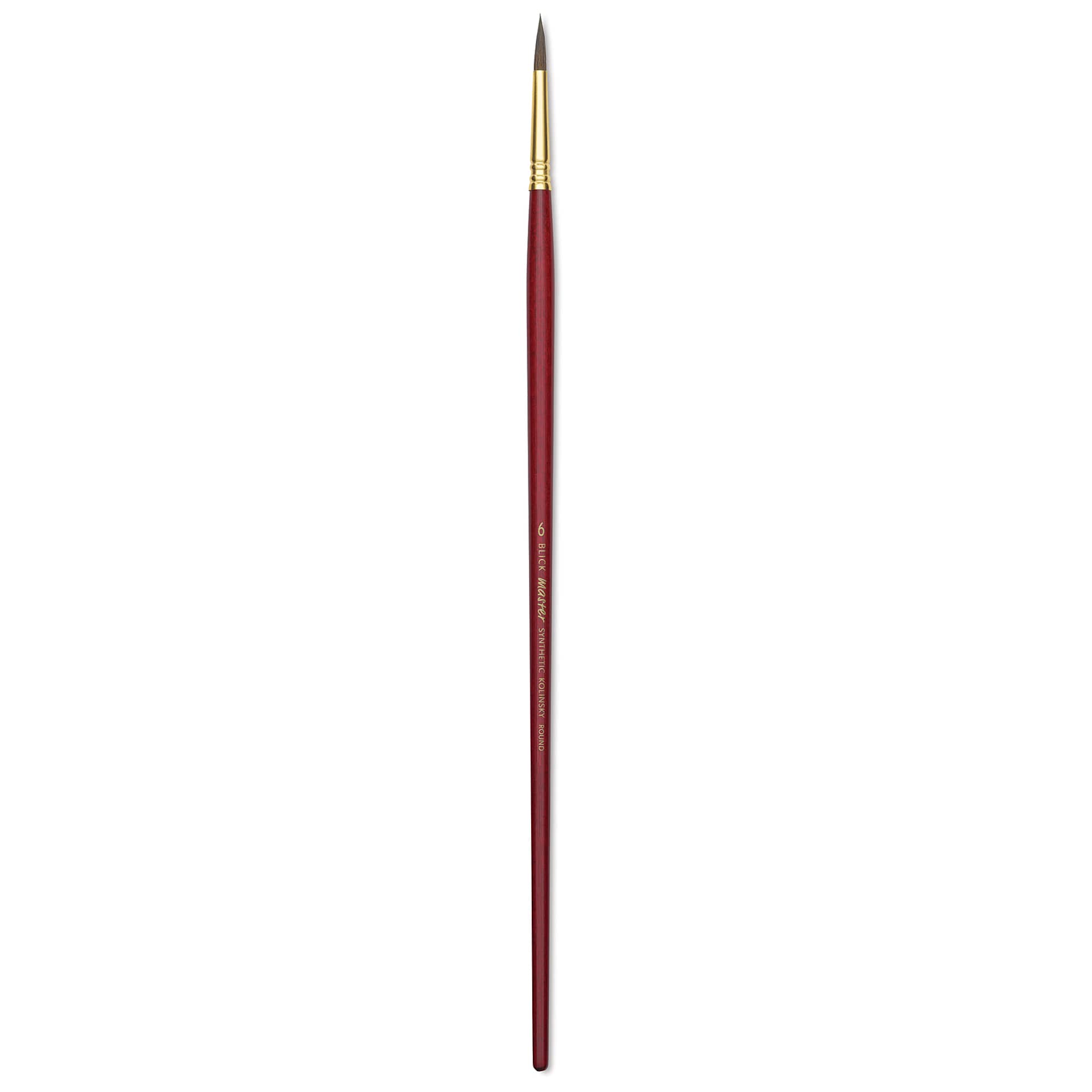 Blick Master Synthetic Kolinsky Brush - Long Handle, Round, Size 6