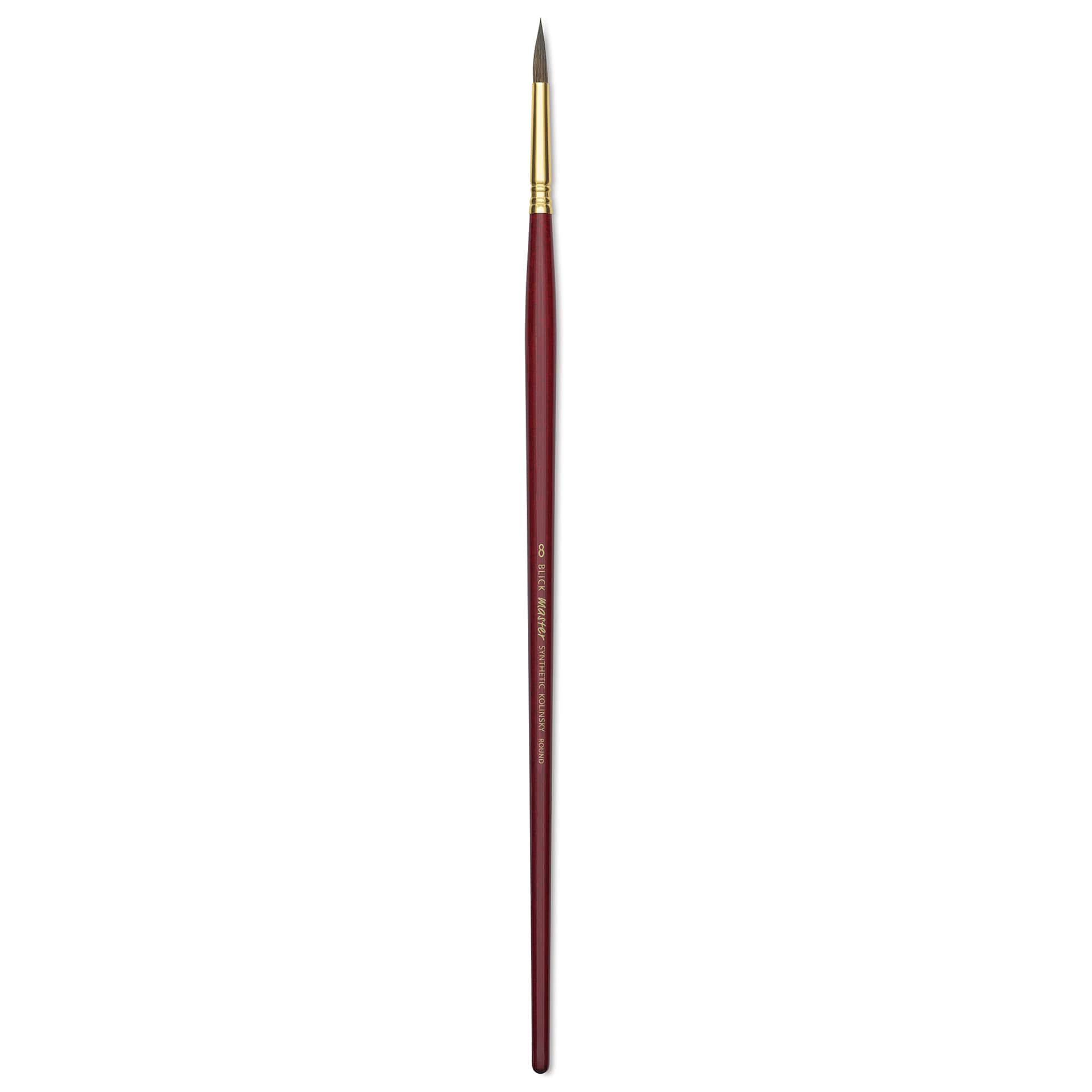 Blick Master Synthetic Kolinsky Brush - Long Handle, Round, Size 8