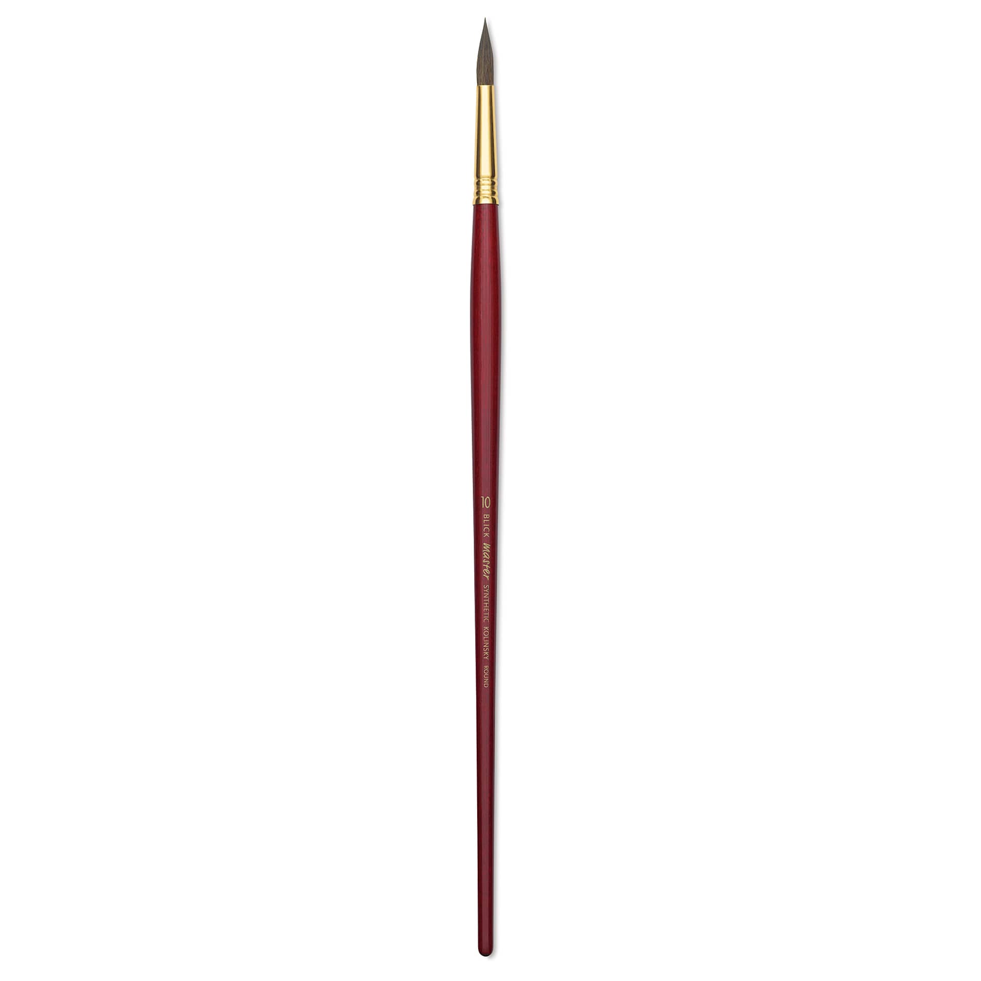 Blick Master Synthetic Kolinsky Brush - Long Handle, Round, Size 10
