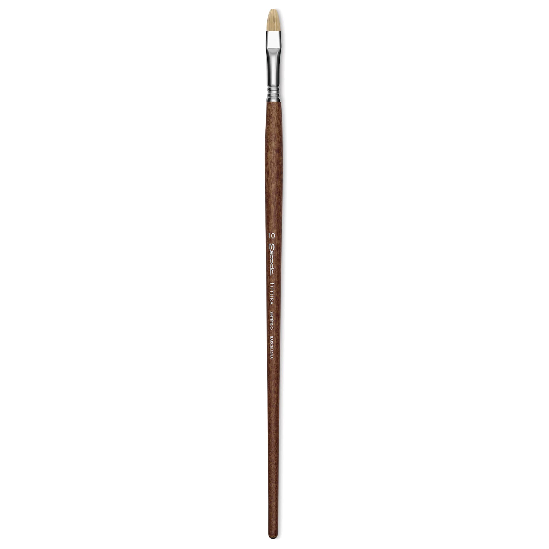 Escoda Futura Synthetic Bristle Brush - Series 5420, Bright, Size 10, Long Handle