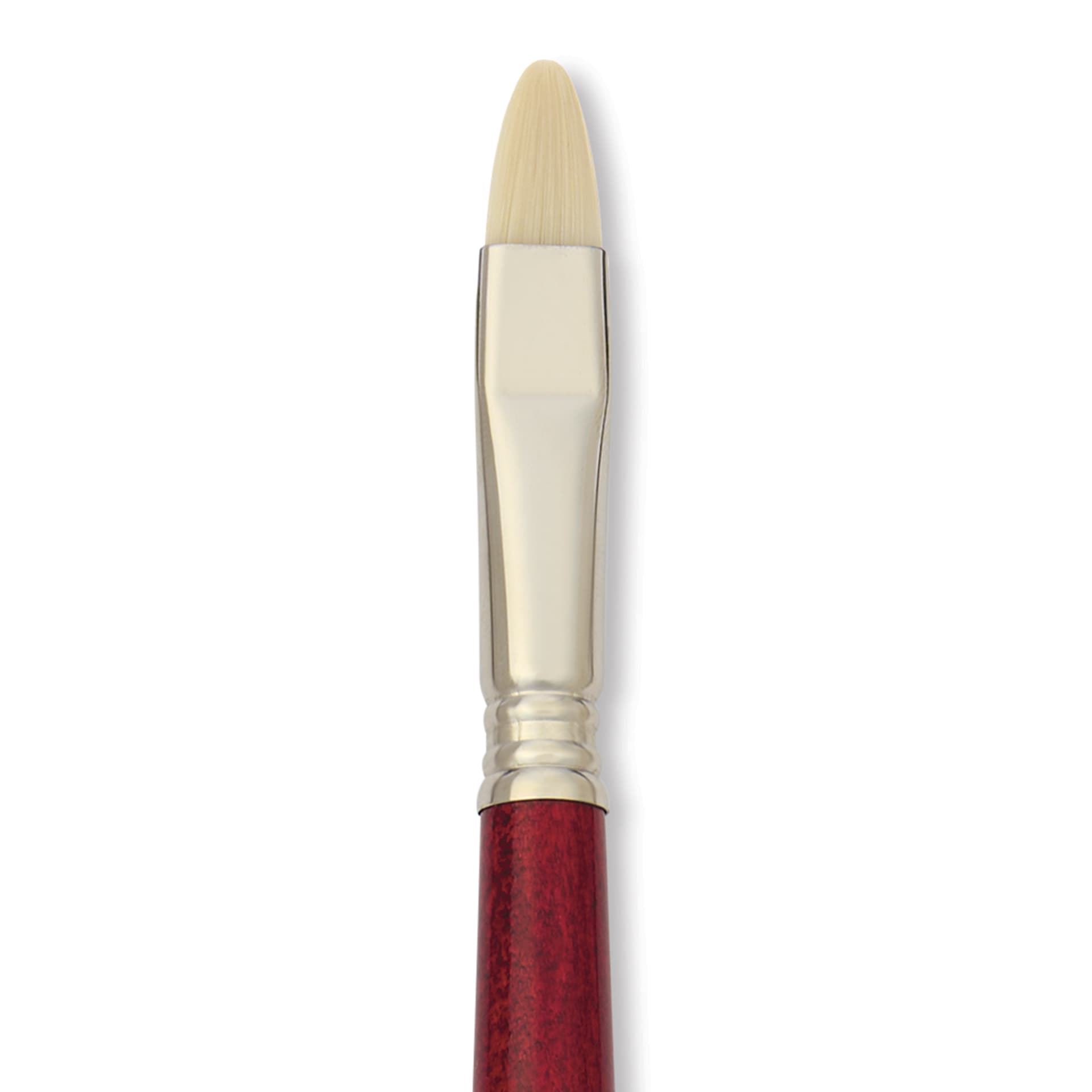 Escoda Marfil Synthetic Bristle Brushes - Series 4450 Bright, Size 12, Long Handle, close-up