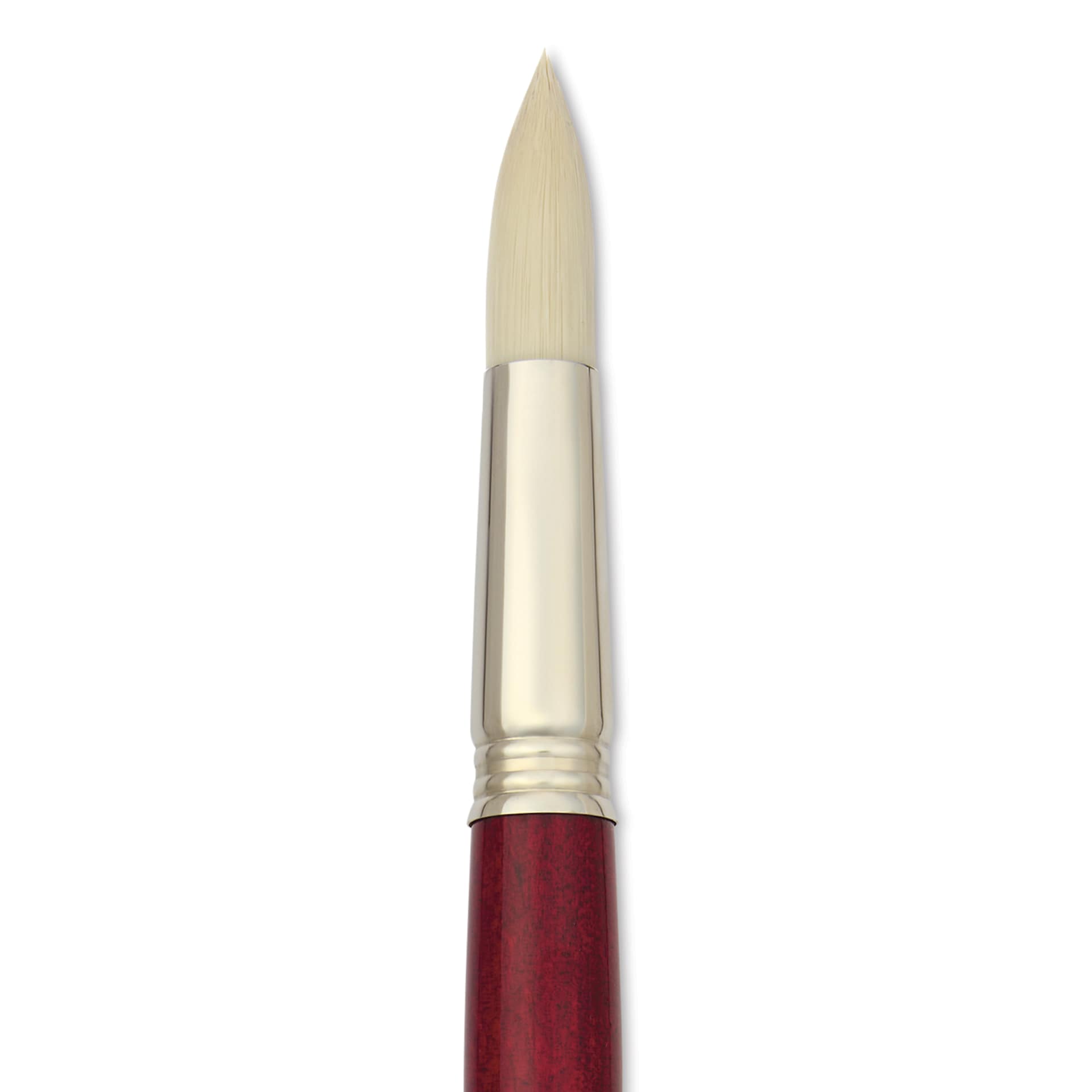 Escoda Marfil Synthetic Bristle Brushes - Series 4475 Round, Size 20, Long Handle, close-up