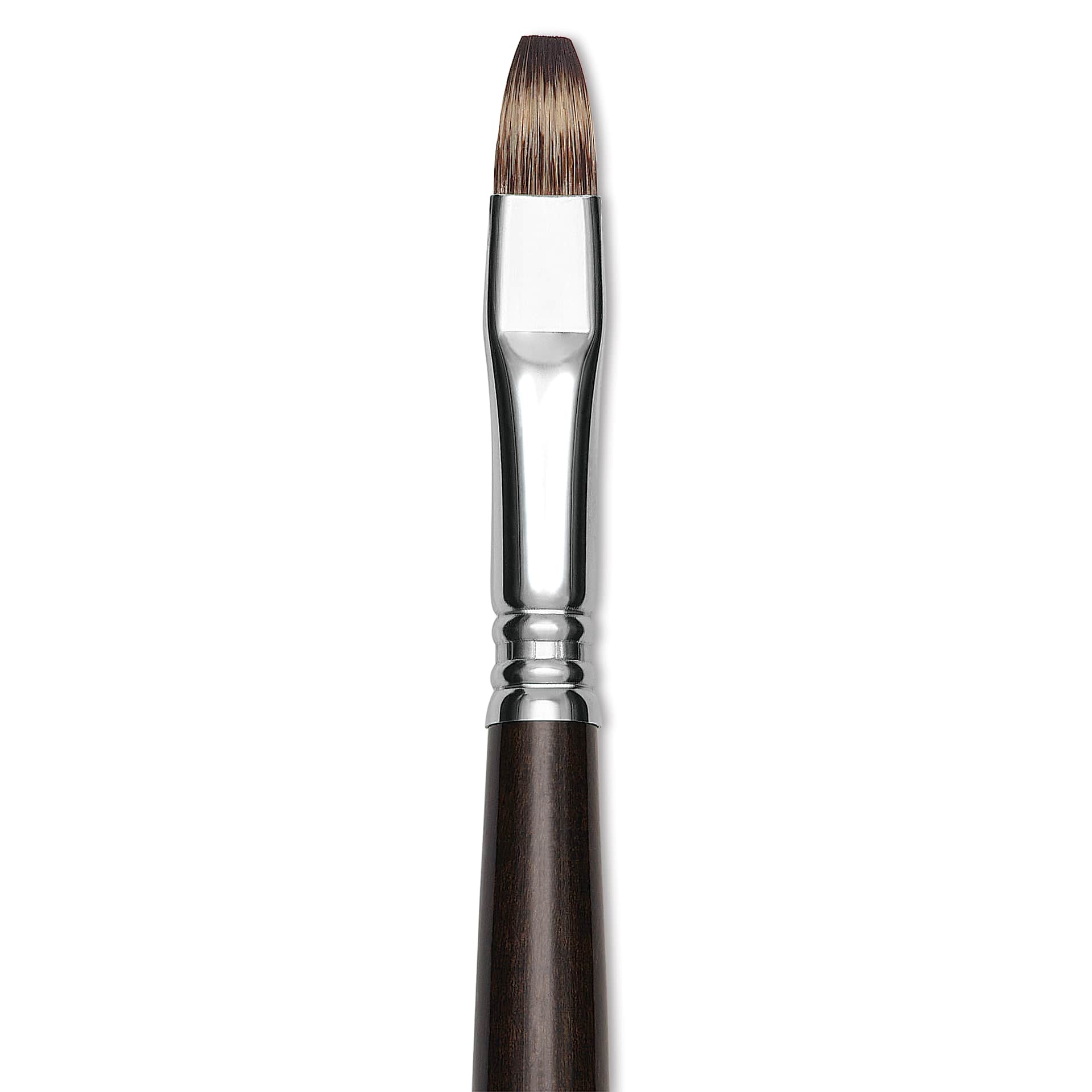 Escoda Vintage Synthetic Brush - Bright, Long  Handle, Size 10