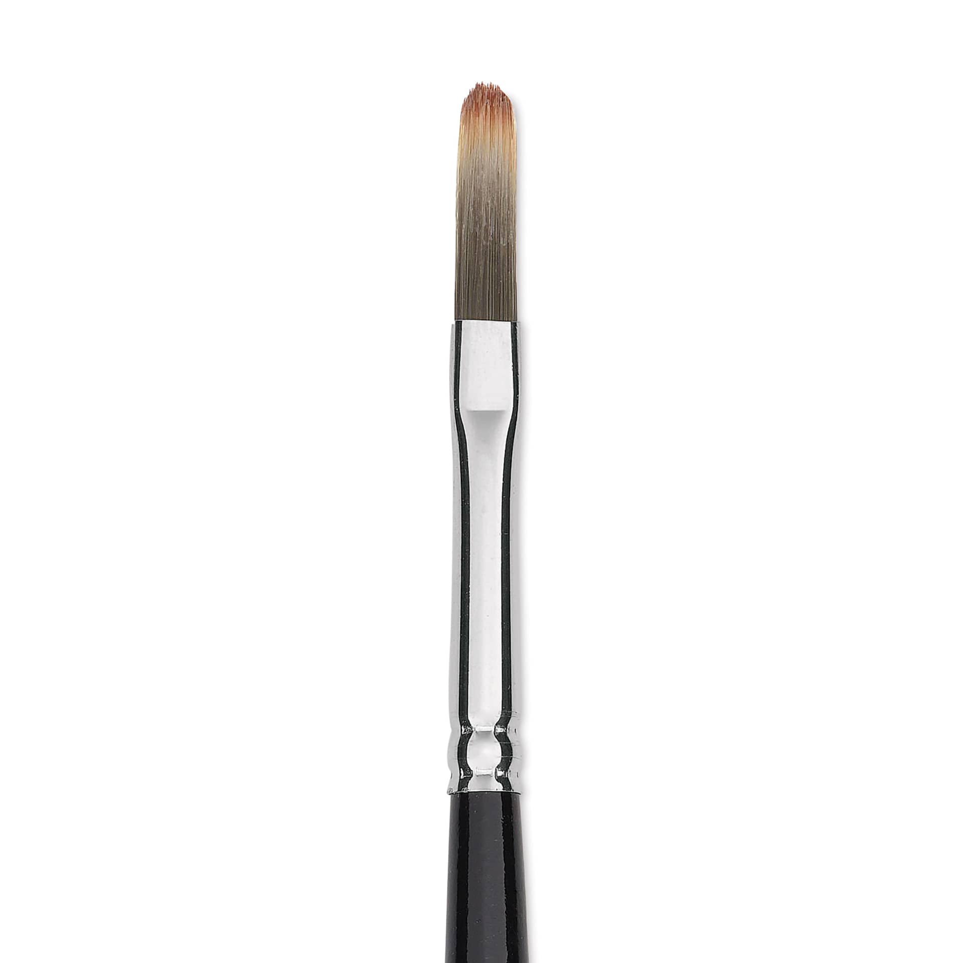 Trekell Spectrum Brush - Long Filbert, Long Handle, Size 0, close up