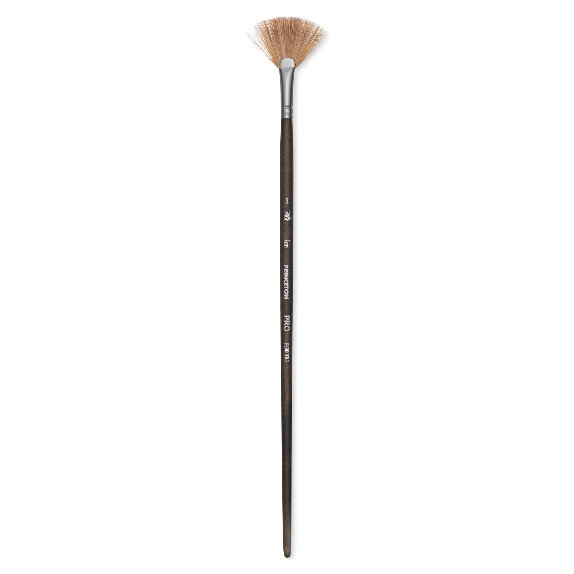 Princeton Pro Series 6000 Brush - Fan, Long Handle, Size 3